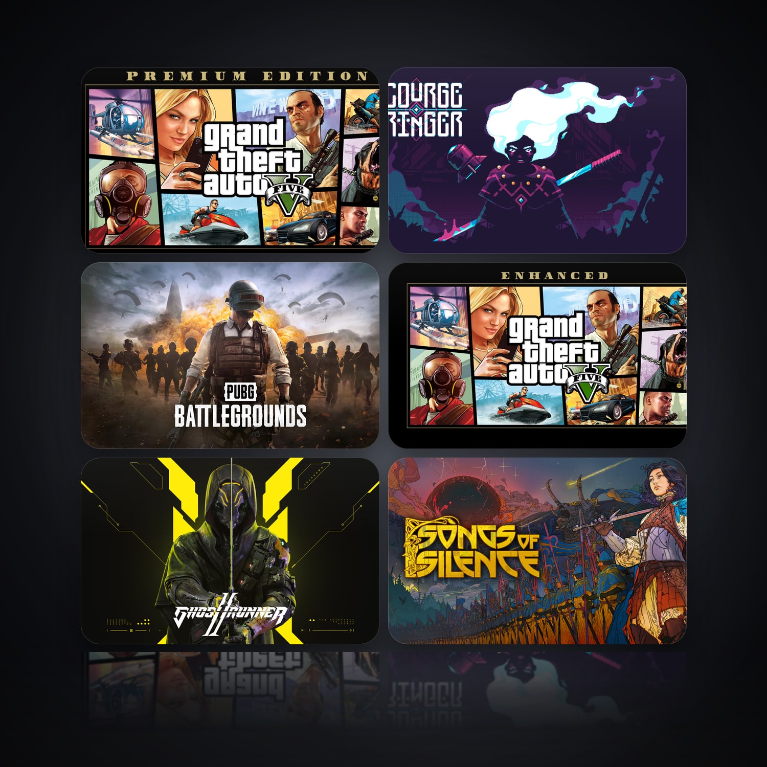 Grand Theft Auto V & Scourgebringer | 96 Games — HabibiAccounts