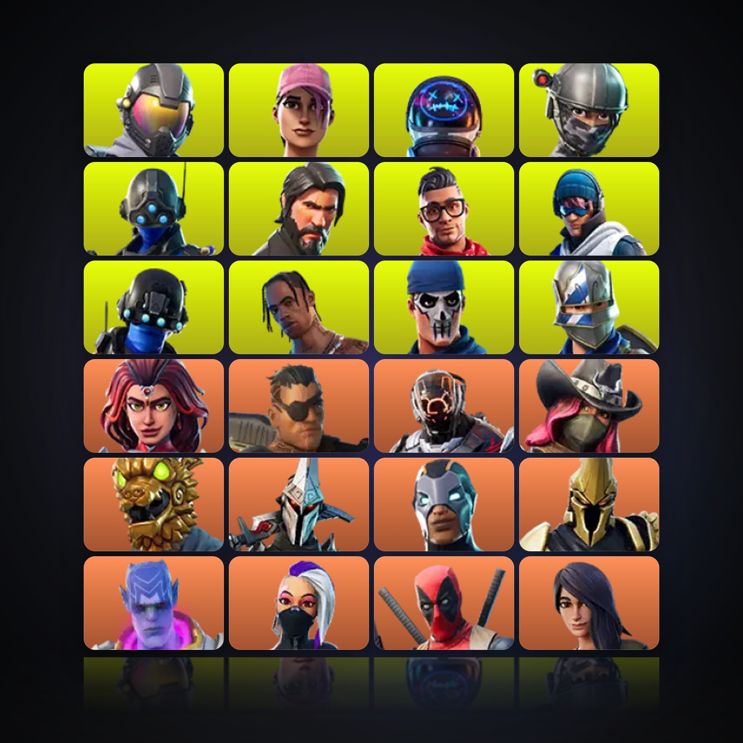 Fortnite | 182 Skins | 200 V-Bucks | Level 2303 | 238 Wins — HabibiAccounts