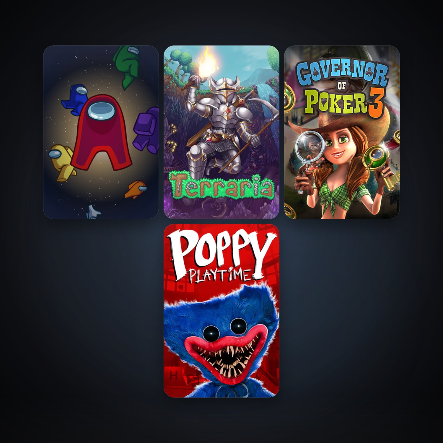 Terraria + Governor of Poker 3, 6 games, clean — HabibiAccounts