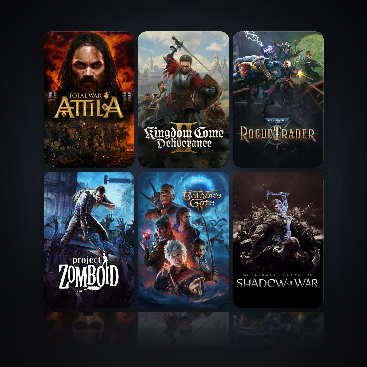 Total War: ATTILA & Kingdom Come: Deliverance II | 24 Games | Clean — HabibiAccounts