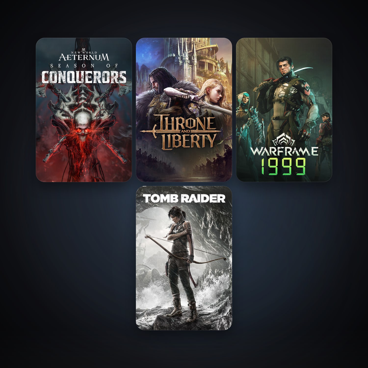 Tomb Raider + Warframe, 6 games, clean — HabibiAccounts