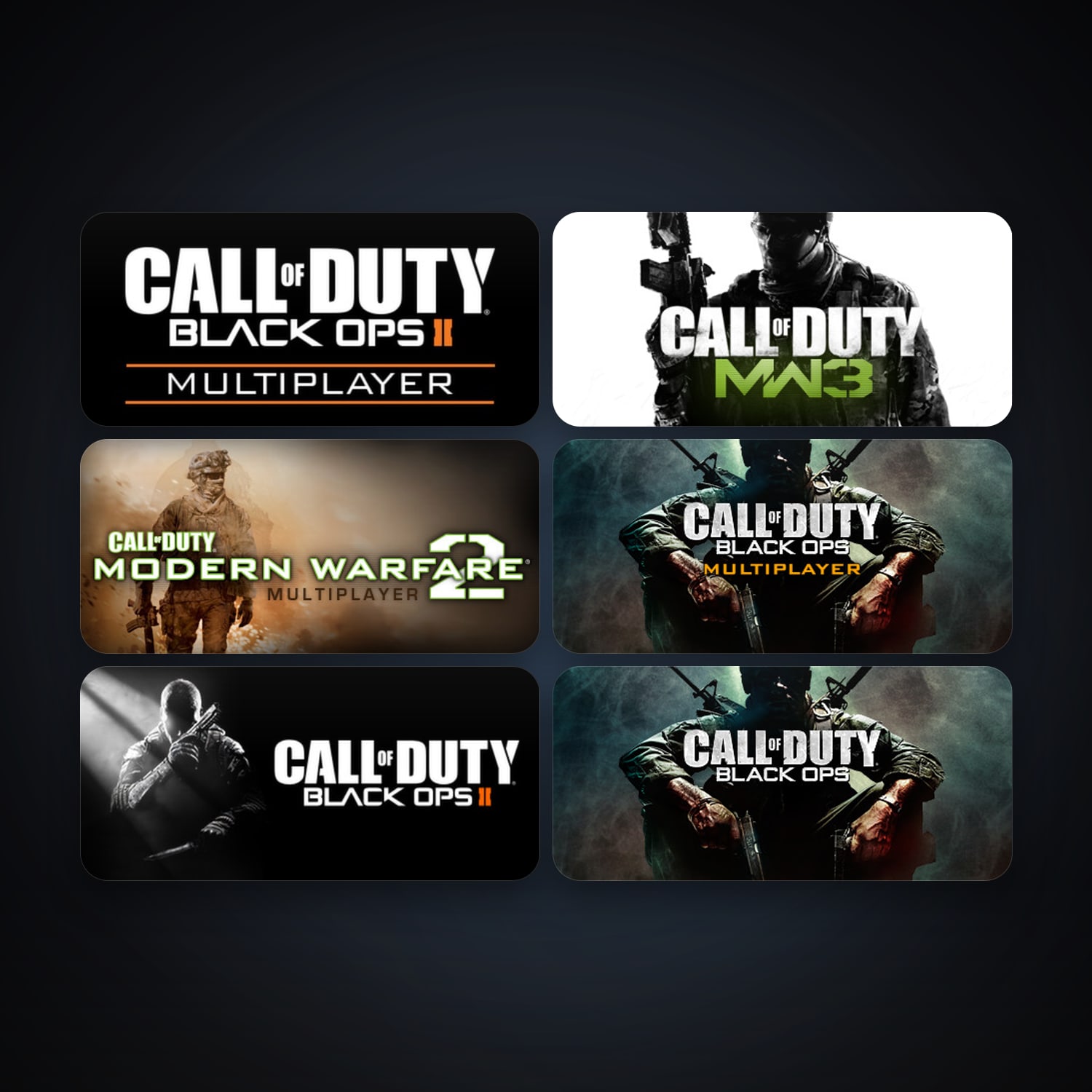 Call of Duty: Modern Warfare 2 (2009) + Call of Duty: Modern Warfare 2 - Multiplayer (2009), 9 games, clean — HabibiAccounts