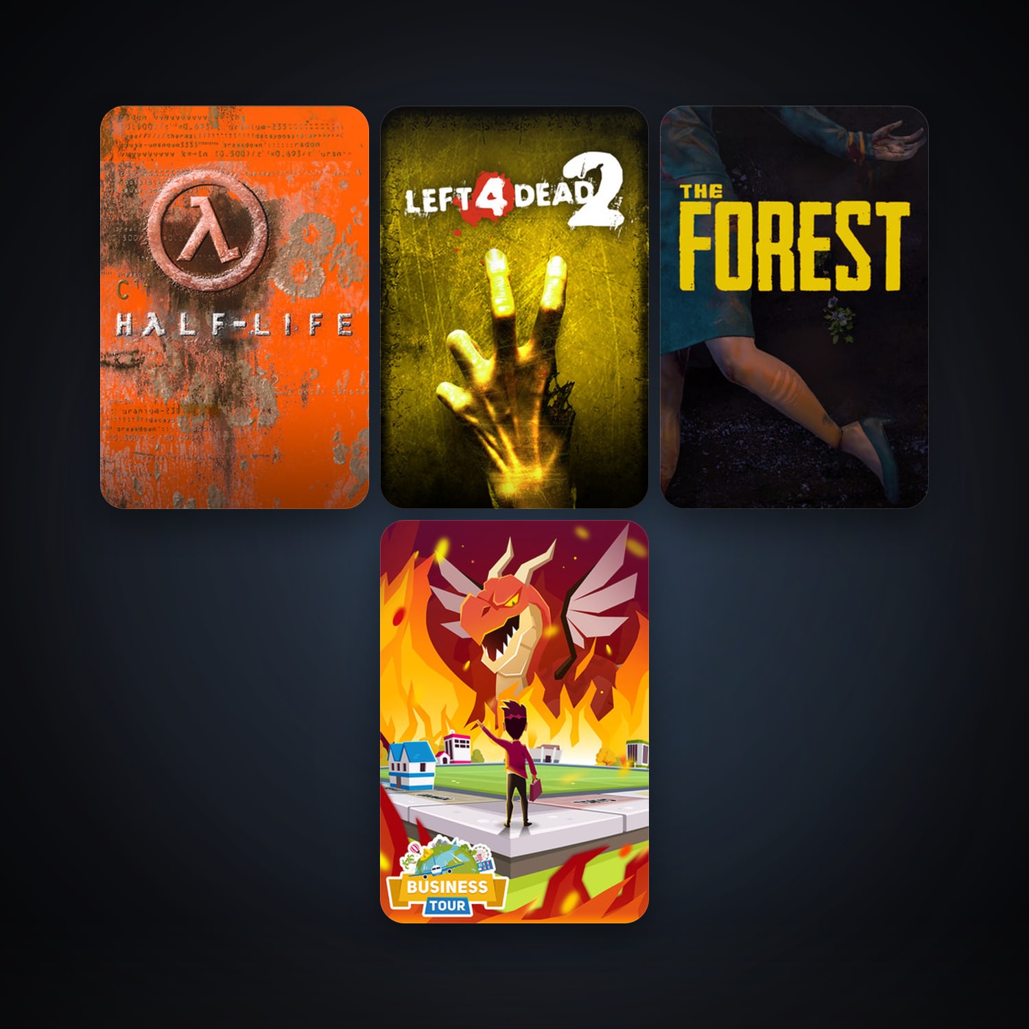Half-Life + Left 4 Dead 2, 8 games, clean — HabibiAccounts