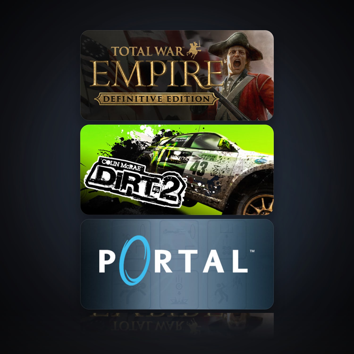 Empire: Total War & DiRT 2 — HabibiAccounts
