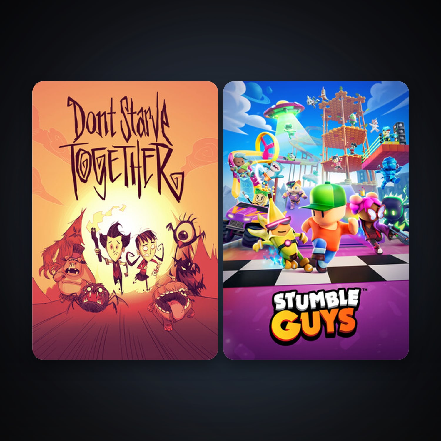 Don't Starve Together + Stumble Guys, 3 games, clean — HabibiAccounts