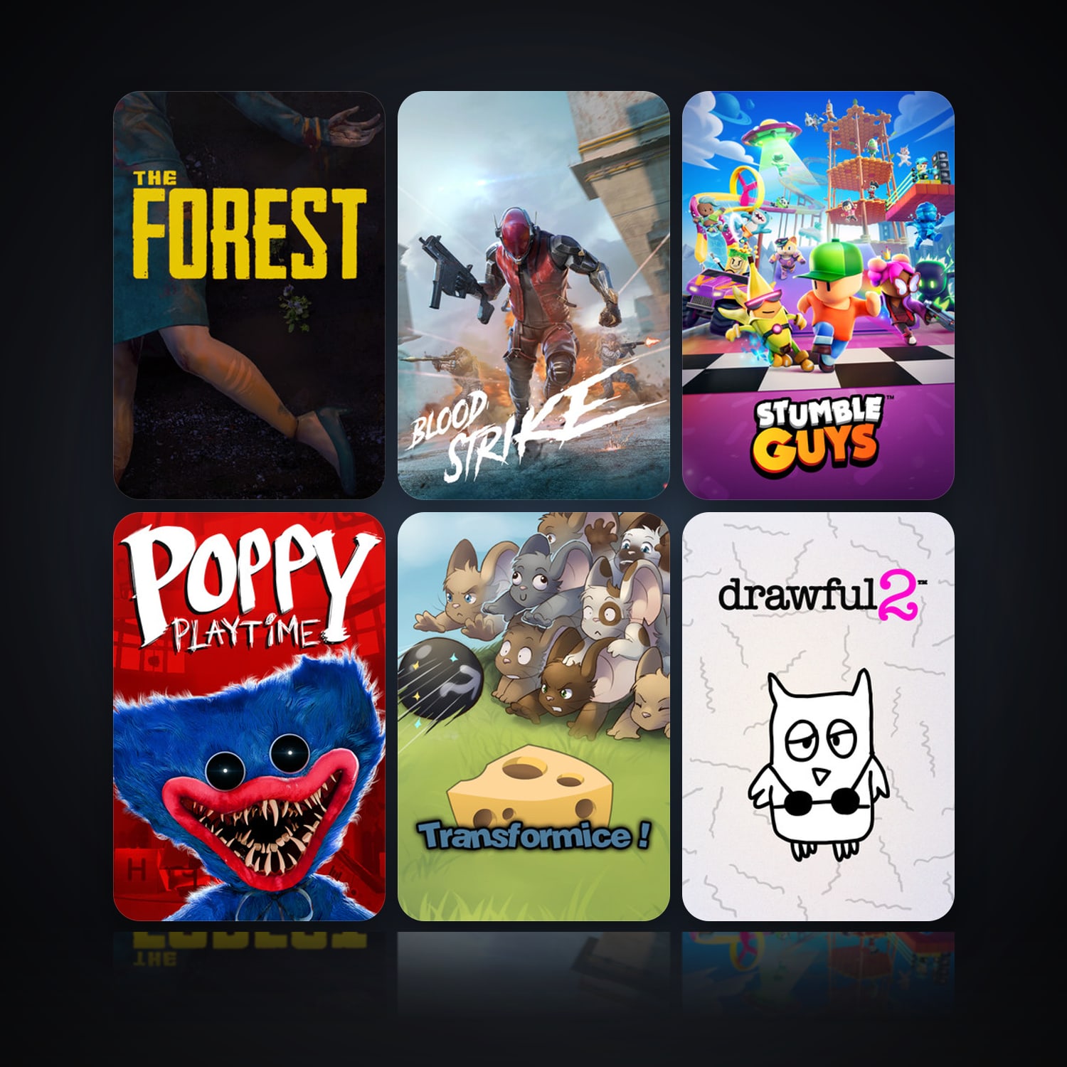 The Forest & Blood Strike | 10 Games | Clean — HabibiAccounts