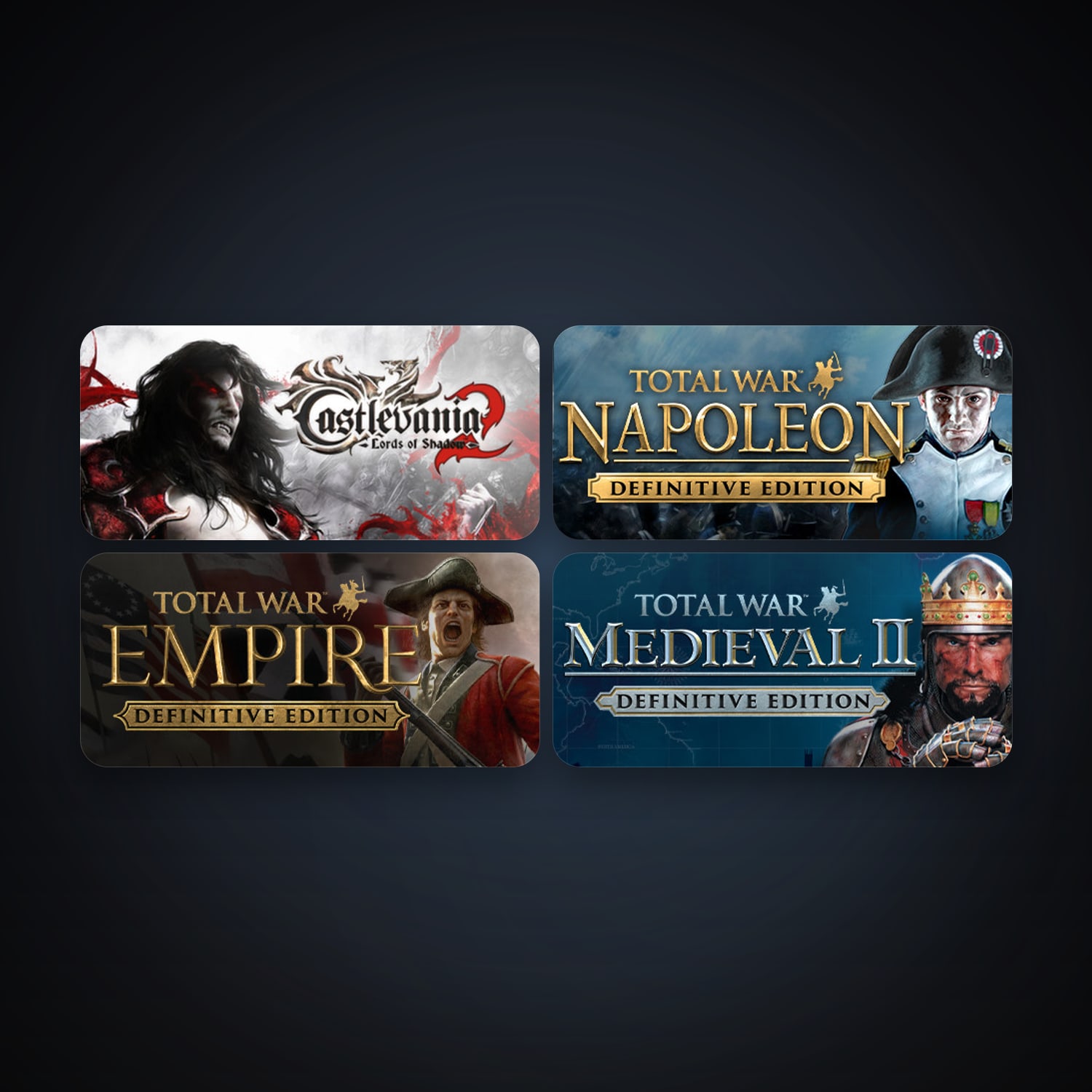 Medieval II: Total War + Empire: Total War, 6 games, clean — HabibiAccounts
