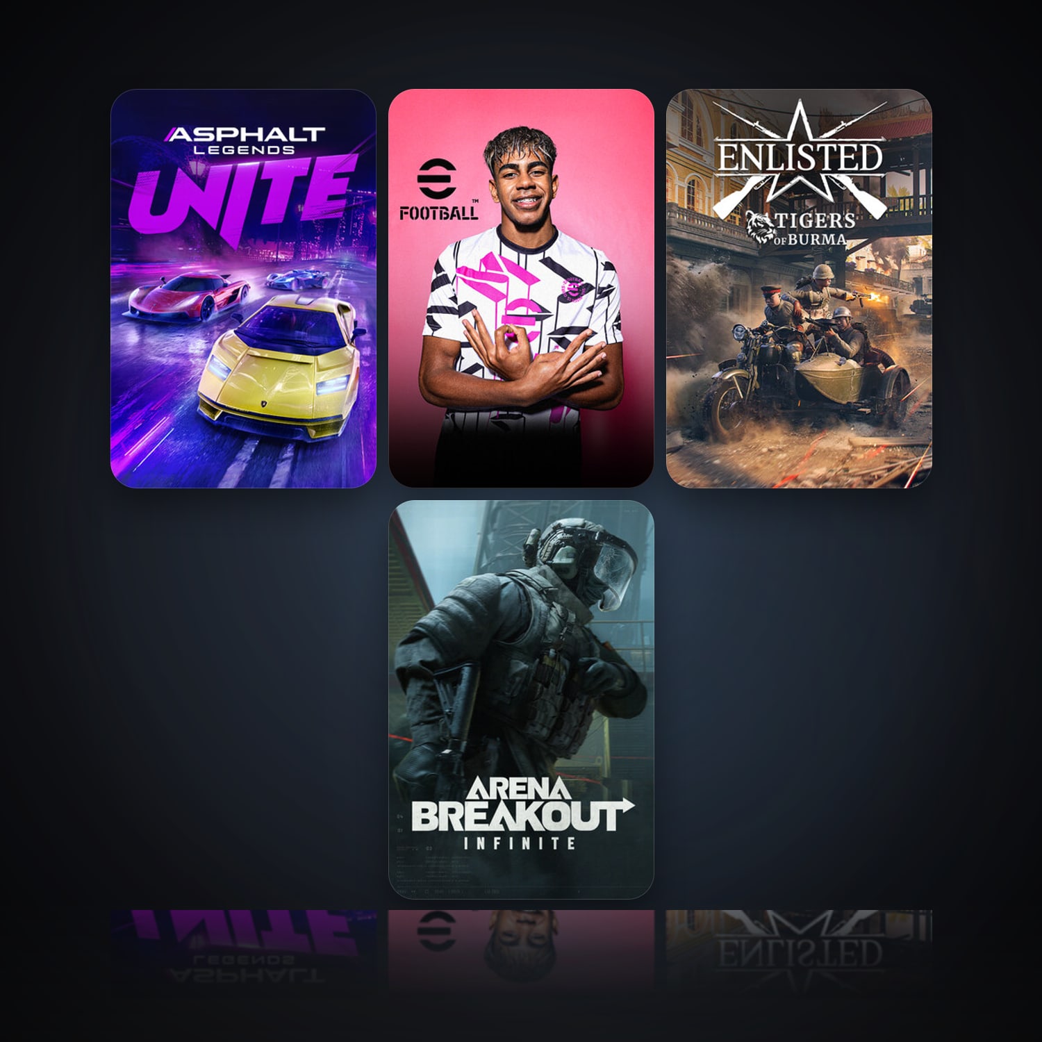 Asphalt Legends Unite & eFootball 2024 | Clean — HabibiAccounts