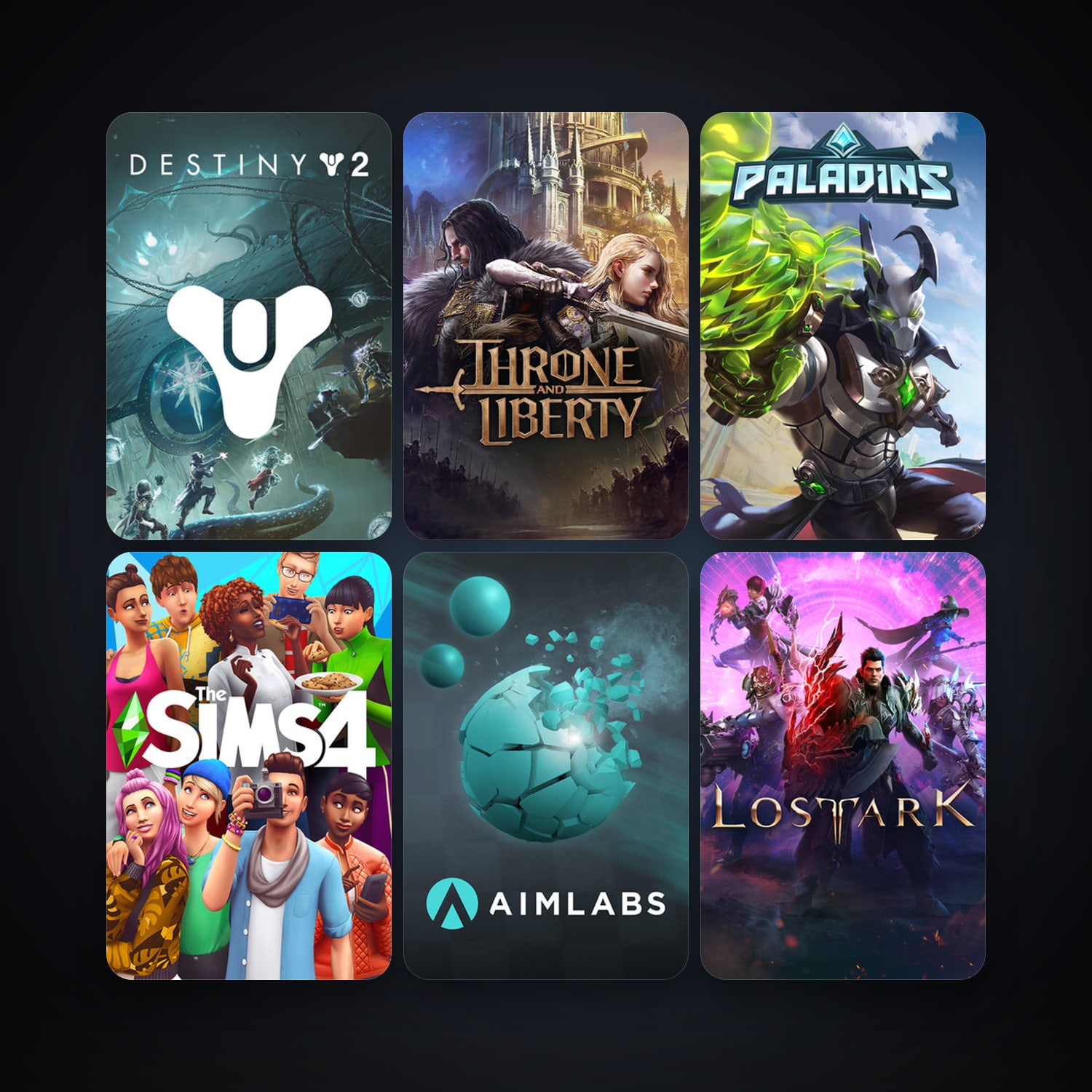 Paladins + Aimlabs, 8 games, clean — HabibiAccounts