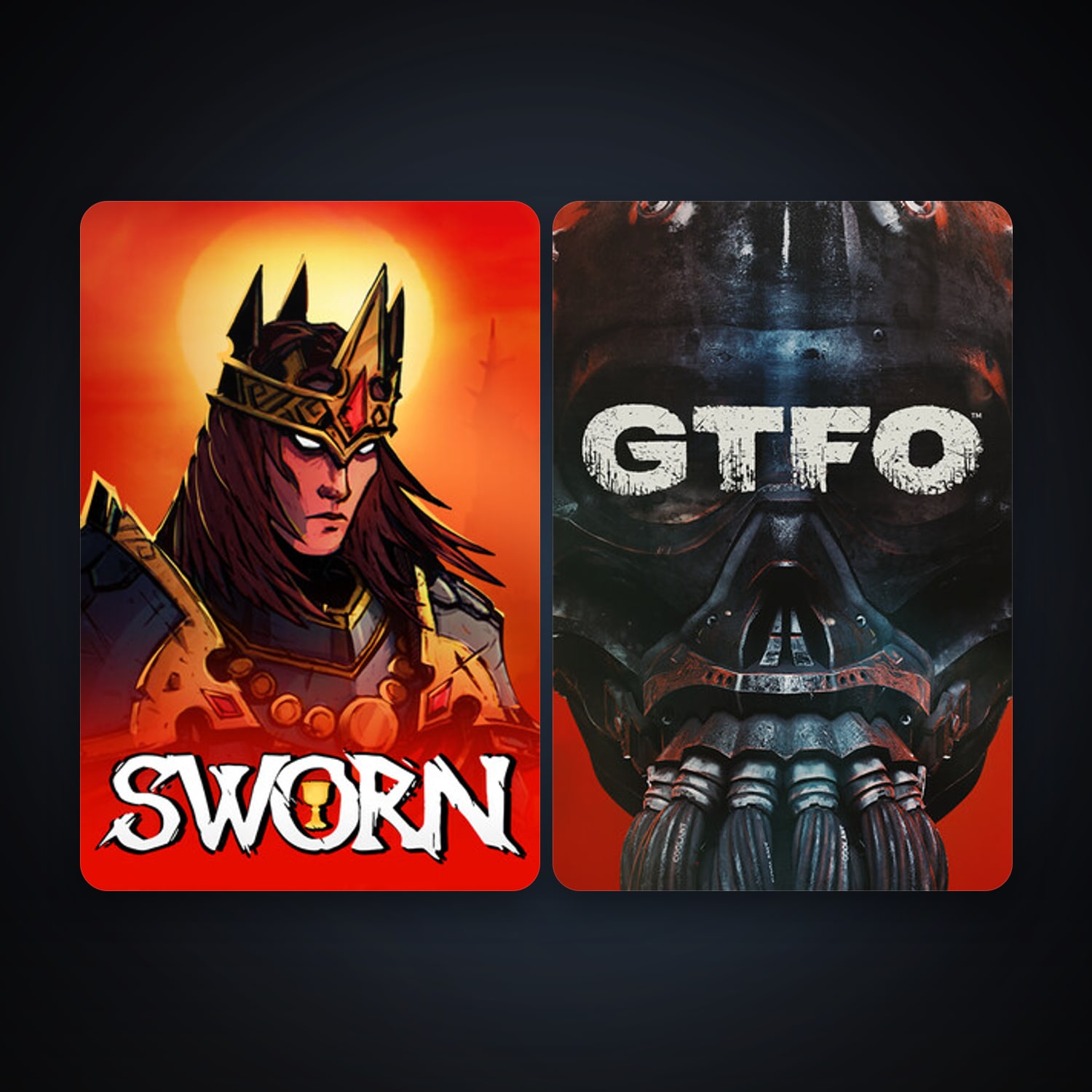 GTFO + SWORN, 2 games, clean — HabibiAccounts