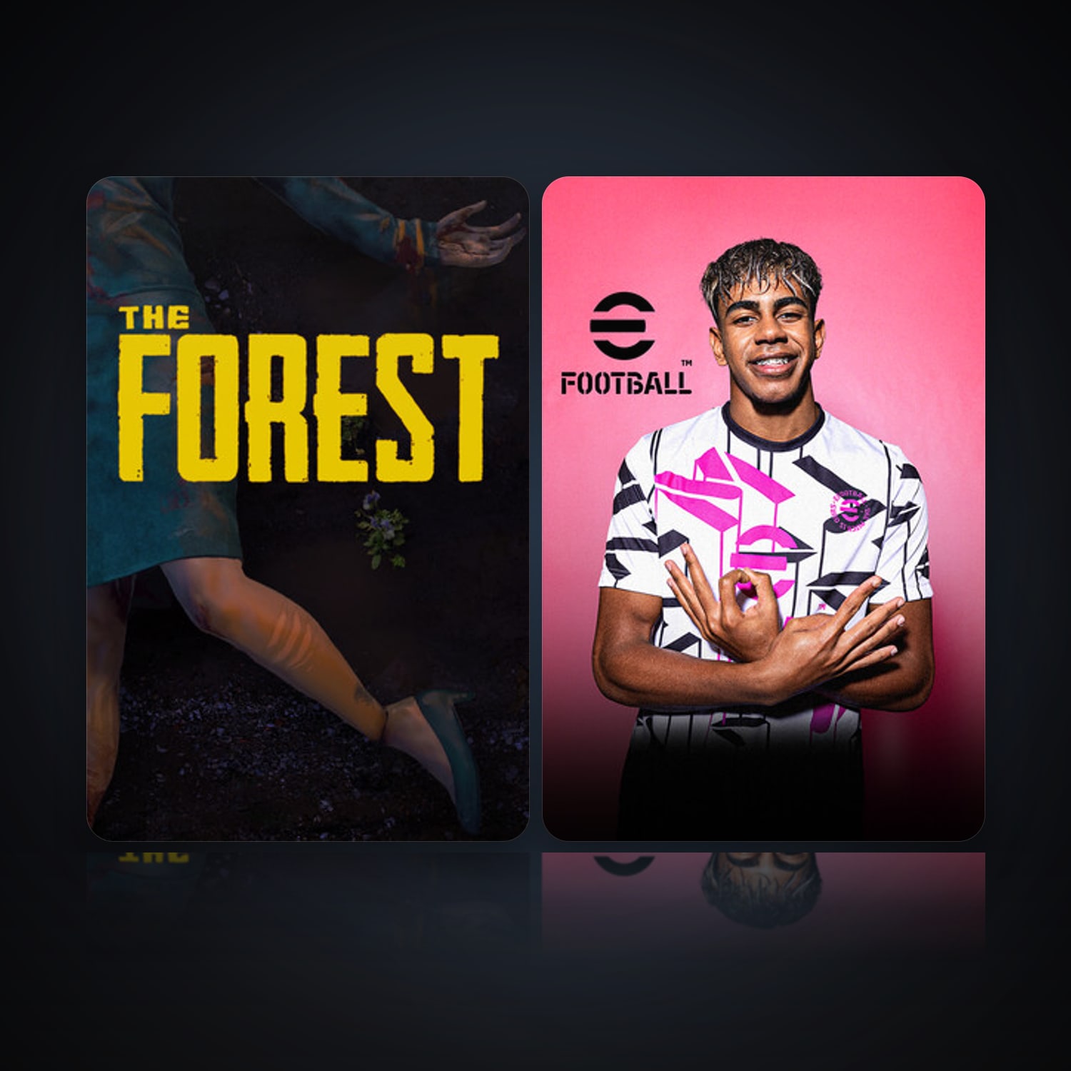 The Forest & eFootball 2024 — HabibiAccounts