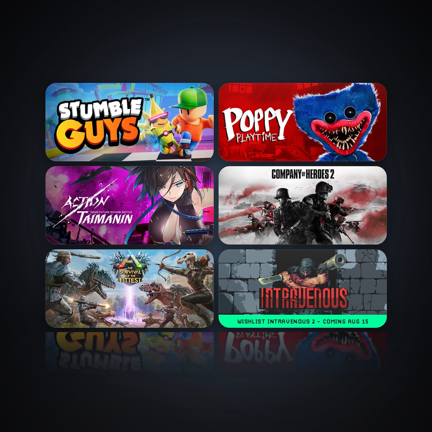 Stumble Guys & Poppy Playtime | 21 Games | Clean — HabibiAccounts