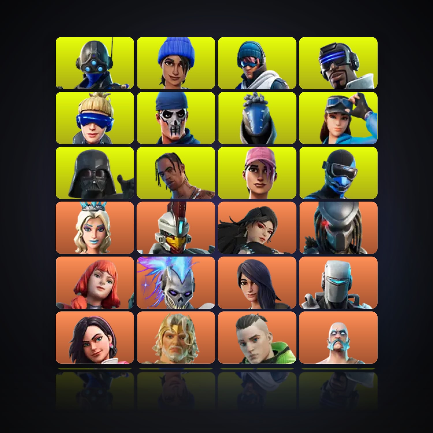 Fortnite | 583 Skins | 350 V-Bucks | Level 6481 | 1.9K Wins — HabibiAccounts