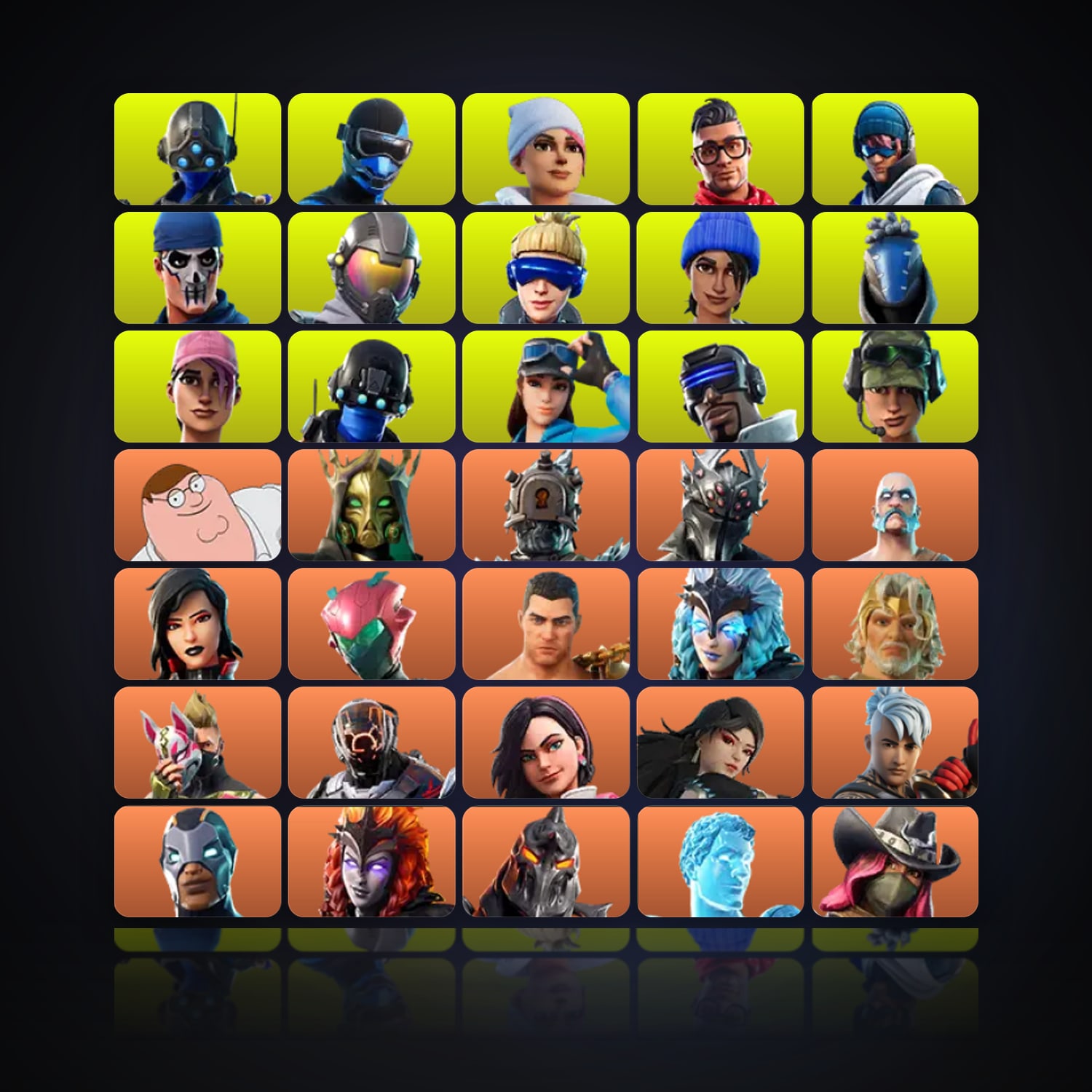 Fortnite | 349 Skins | 450 V-Bucks | Level 5389 | 968 Wins — HabibiAccounts
