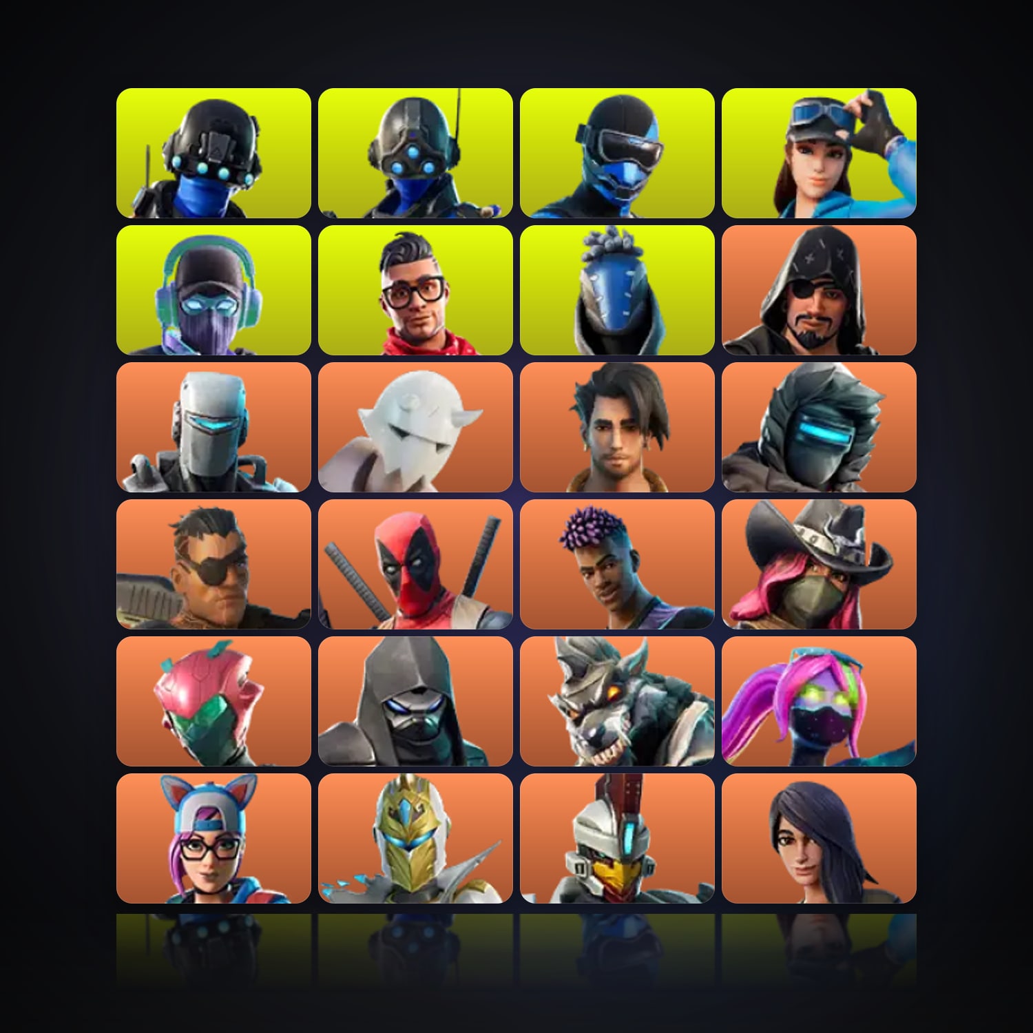 Fortnite | 198 Skins | 200 V-Bucks | Level 4490 | 432 Wins — HabibiAccounts