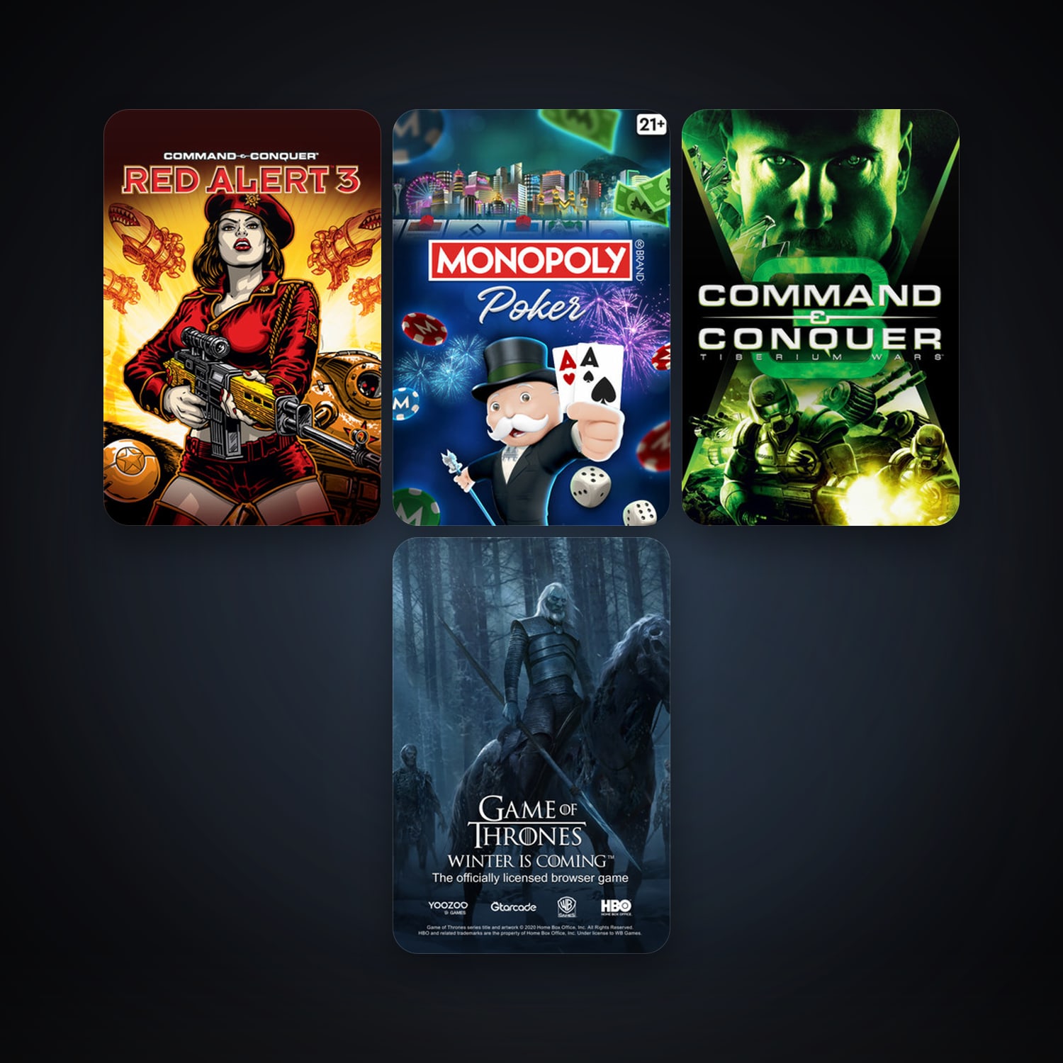 Command & Conquer: Red Alert 3 + Command & Conquer 3: Tiberium Wars, 6 games, clean — HabibiAccounts