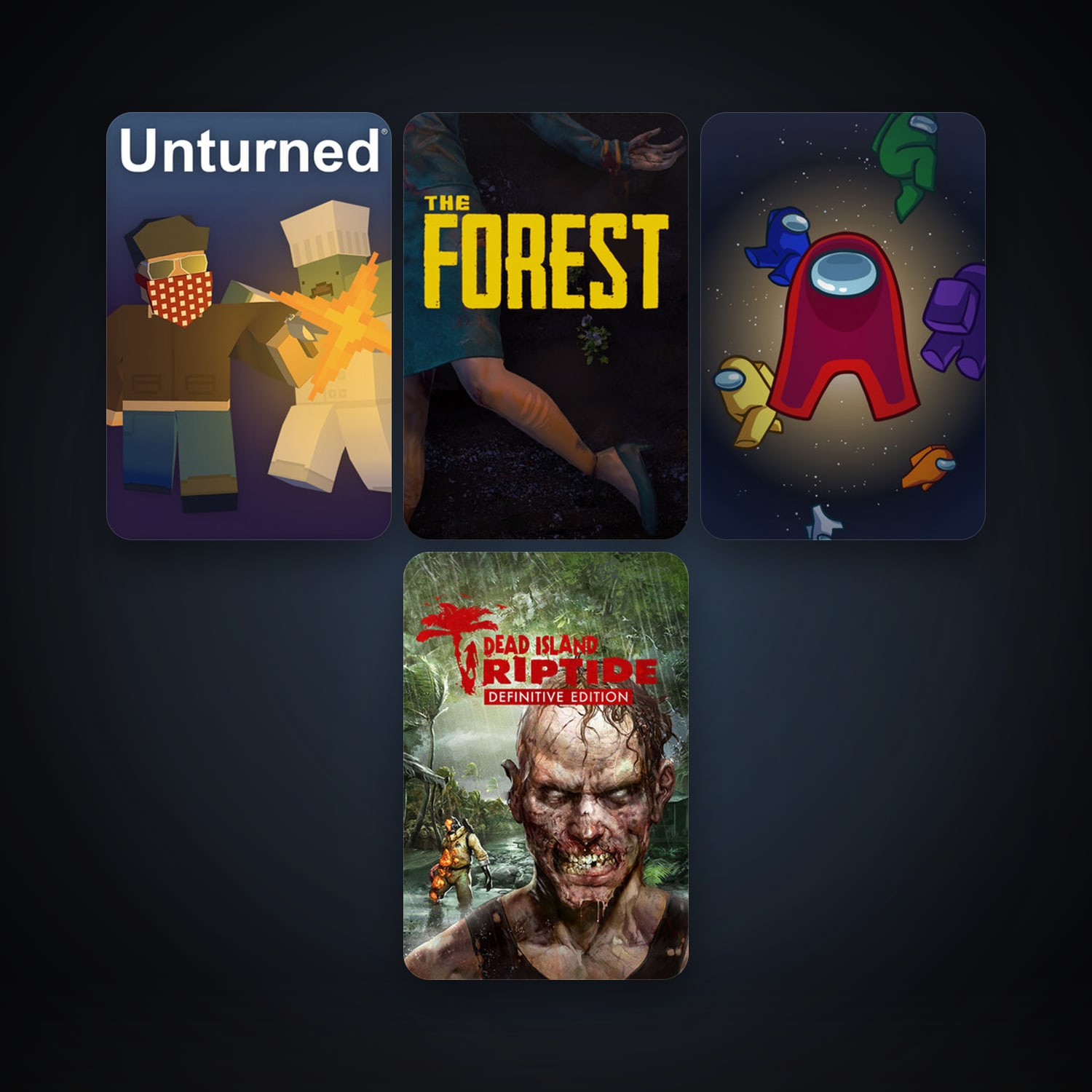 The Forest + Unturned, 12 games, clean — HabibiAccounts