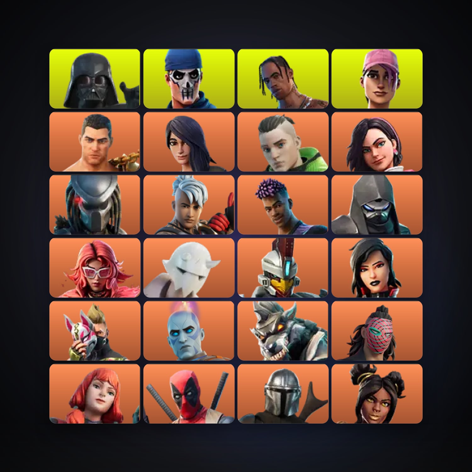 Fortnite | 314 Skins | 2.1K V-Bucks | Level 4281 | 414 Wins — HabibiAccounts