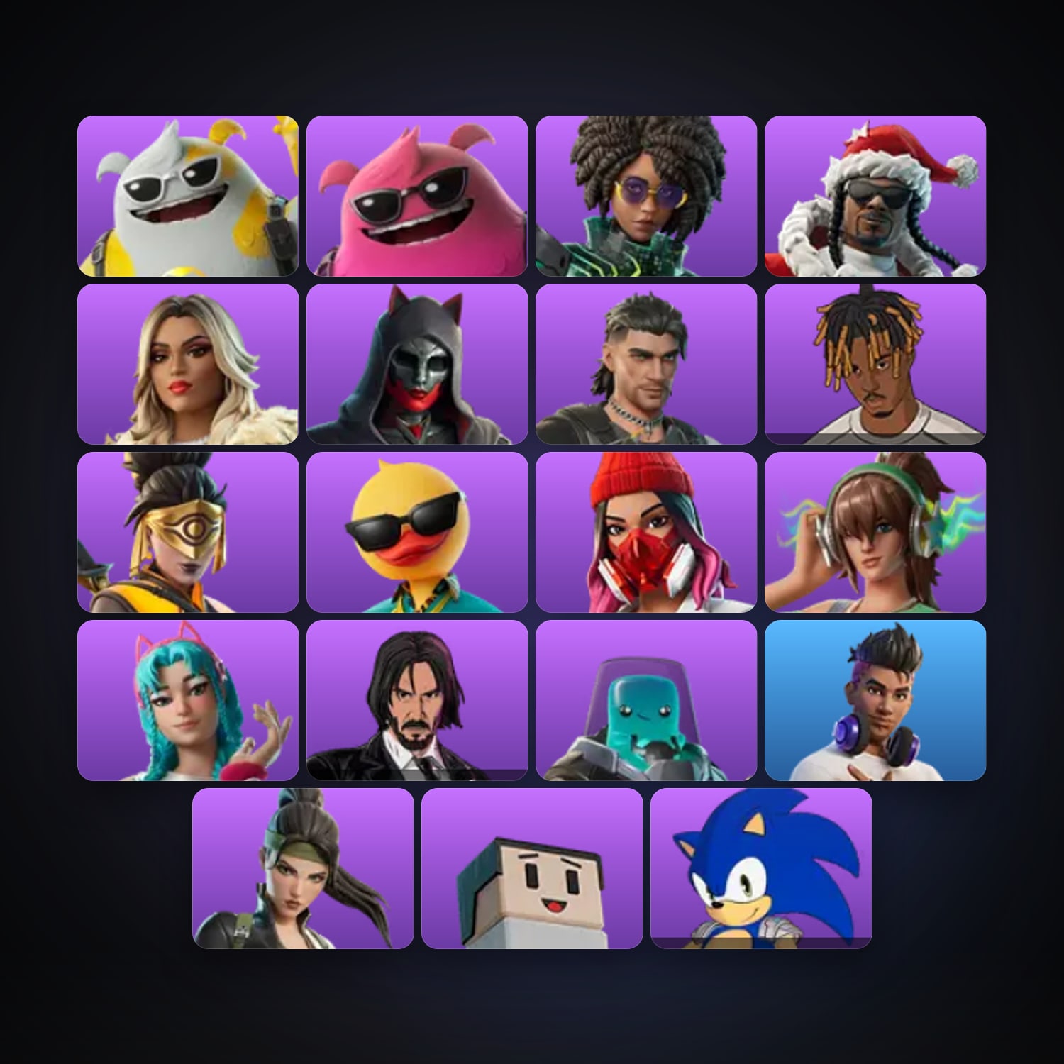 Fortnite | 19 Skins | 150 V-Bucks | Level 280 | 28 Wins — HabibiAccounts