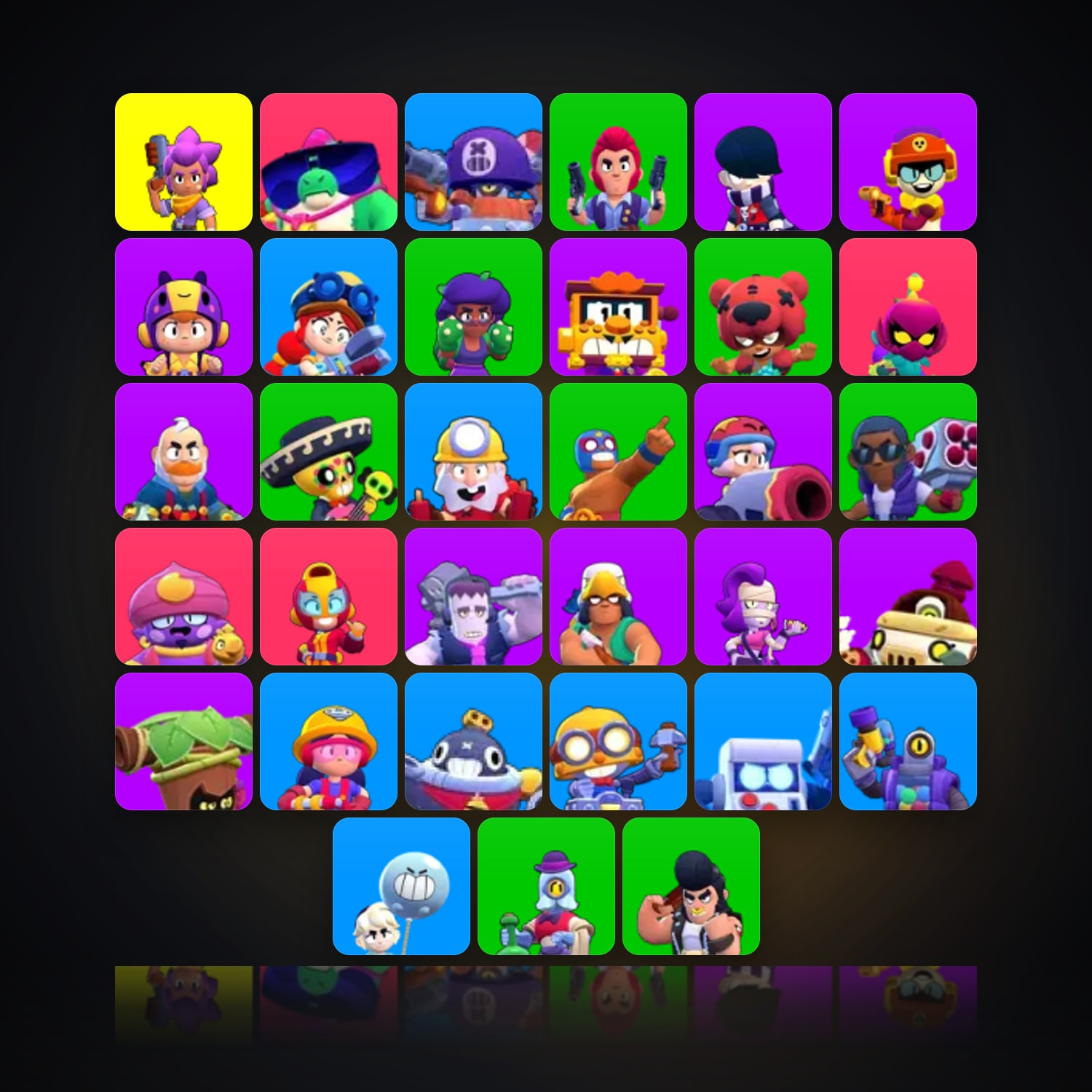 33 Brawlers | 4K Trophies — HabibiAccounts