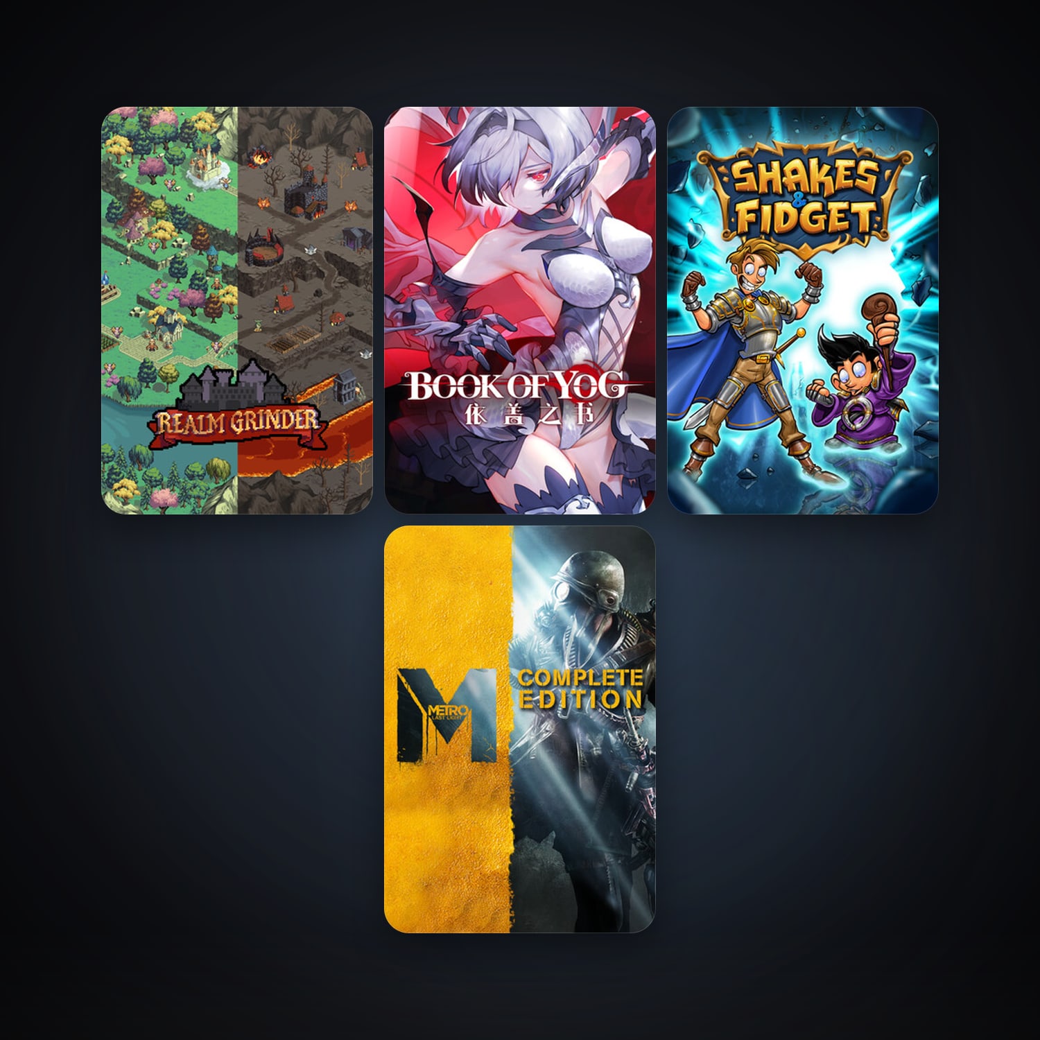 Steam account: Metro: Last Light + Shakes and Fidget, 17 games, clean — HabibiAccounts