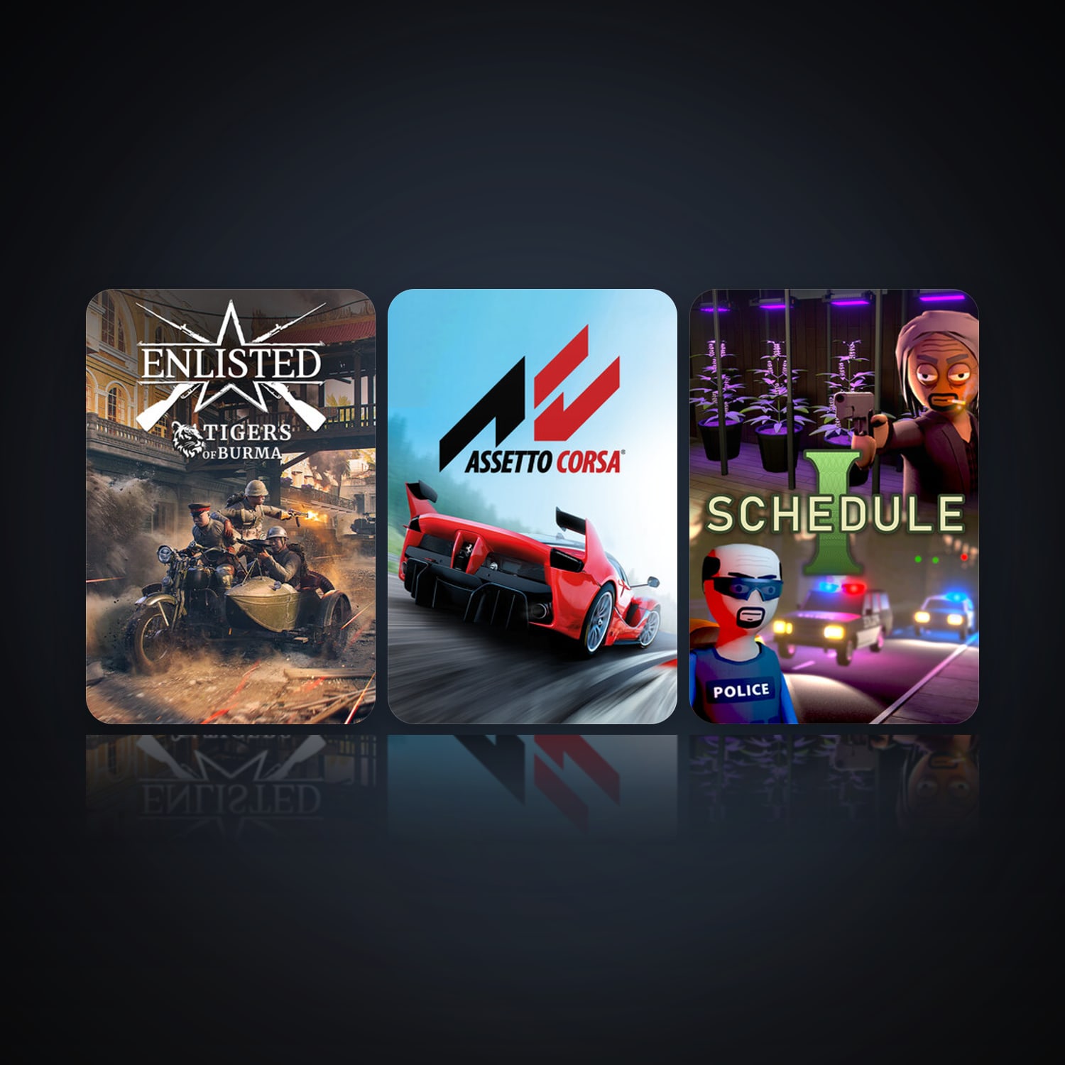 Enlisted & Assetto Corsa | Clean — HabibiAccounts