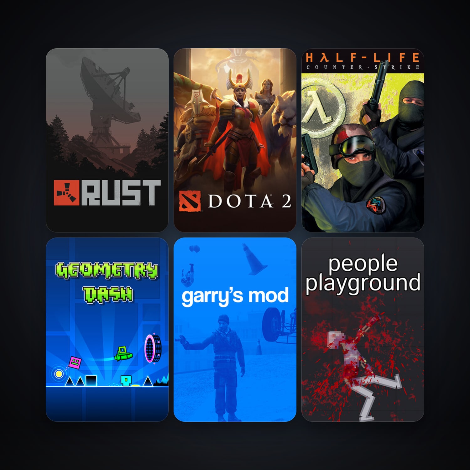 Counter-Strike + Half-Life 2, 24 games, Steam 10, clean — HabibiAccounts