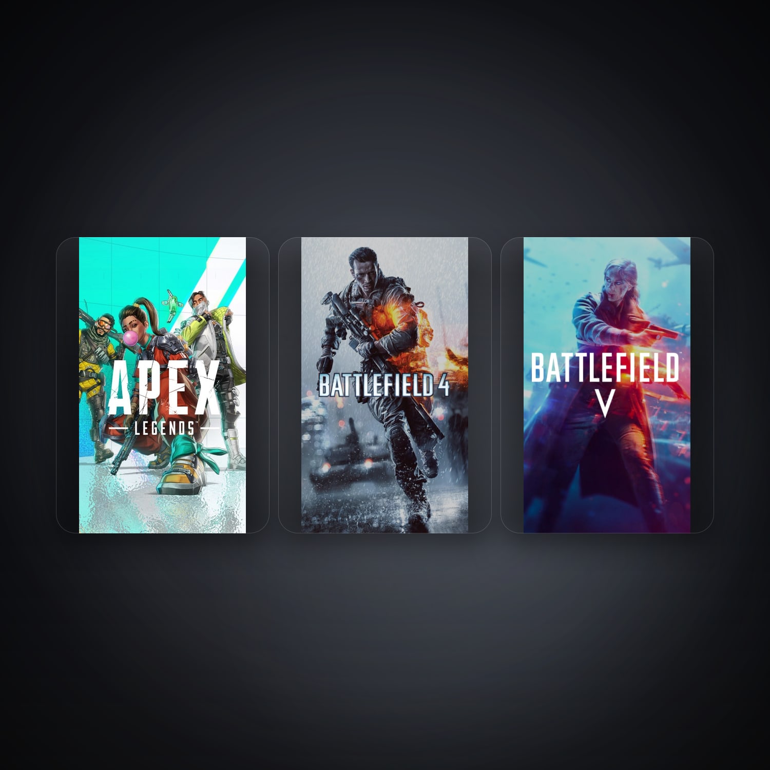 EA Apex Legends + Battlefield 4 — HU — 3 games — HabibiAccounts