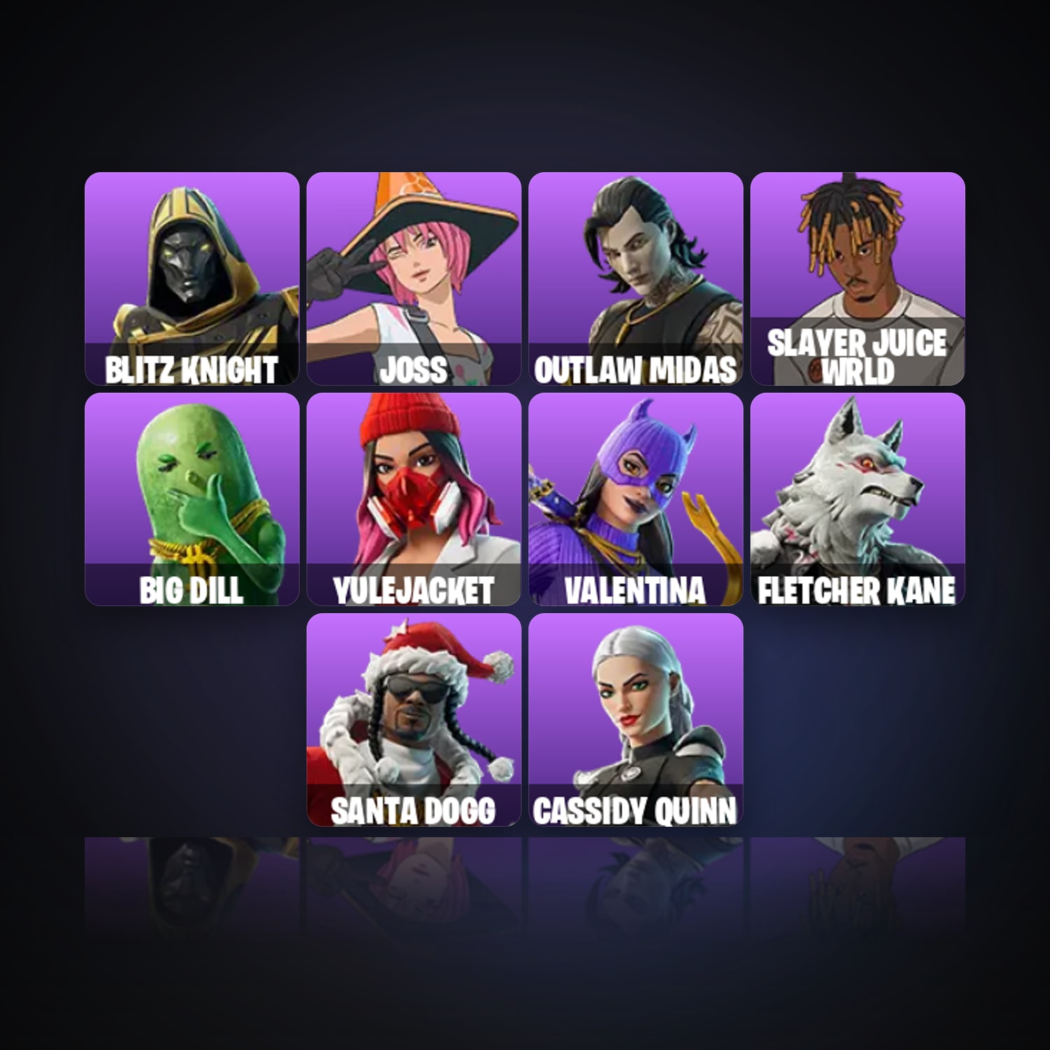 Fortnite | 12 Skins | 100 V-Bucks | Level 297 | 9 Wins — HabibiAccounts