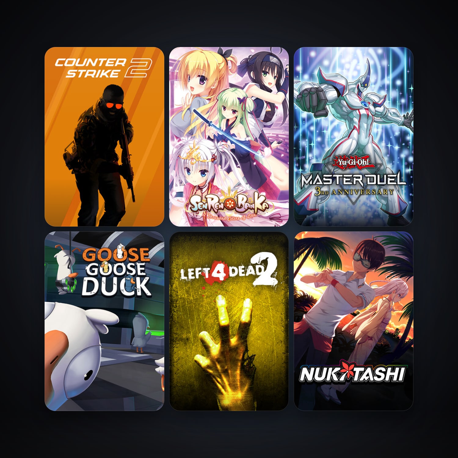 Left 4 Dead + Left 4 Dead 2, 16 games, clean — HabibiAccounts
