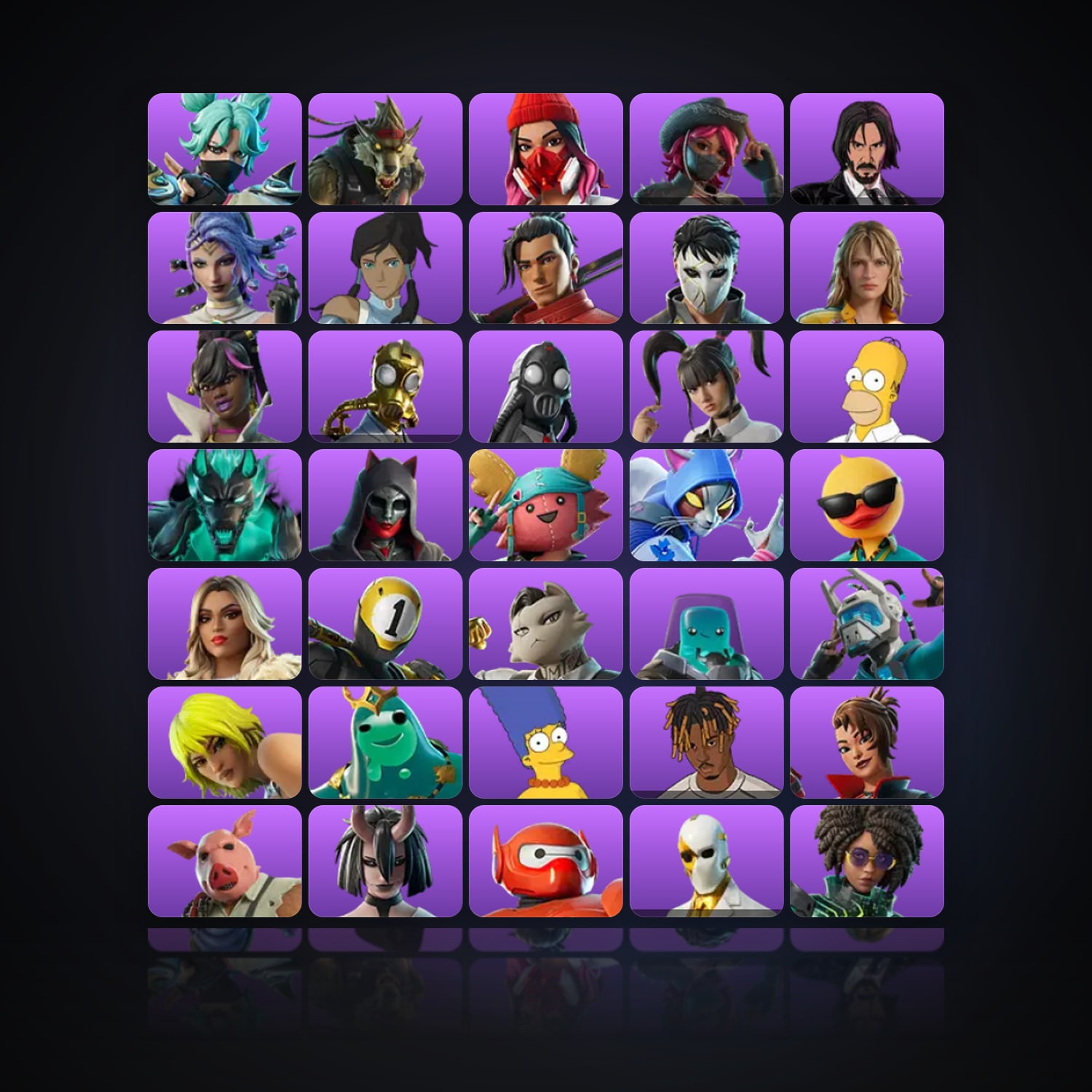 Fortnite | 61 Skins | 1.7K V-Bucks | Level 912 | 69 Wins — HabibiAccounts