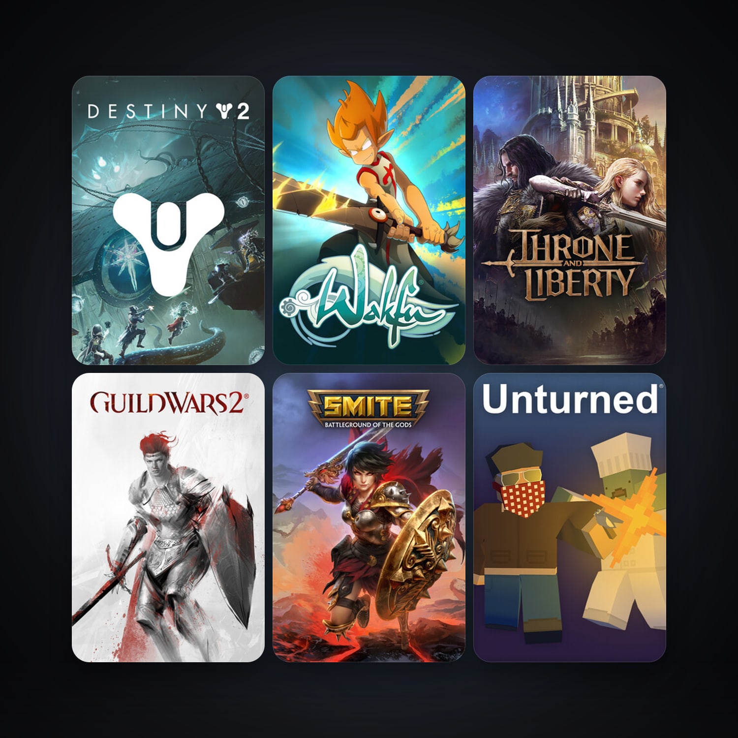 Neverwinter + WAKFU, 9 games, clean — HabibiAccounts