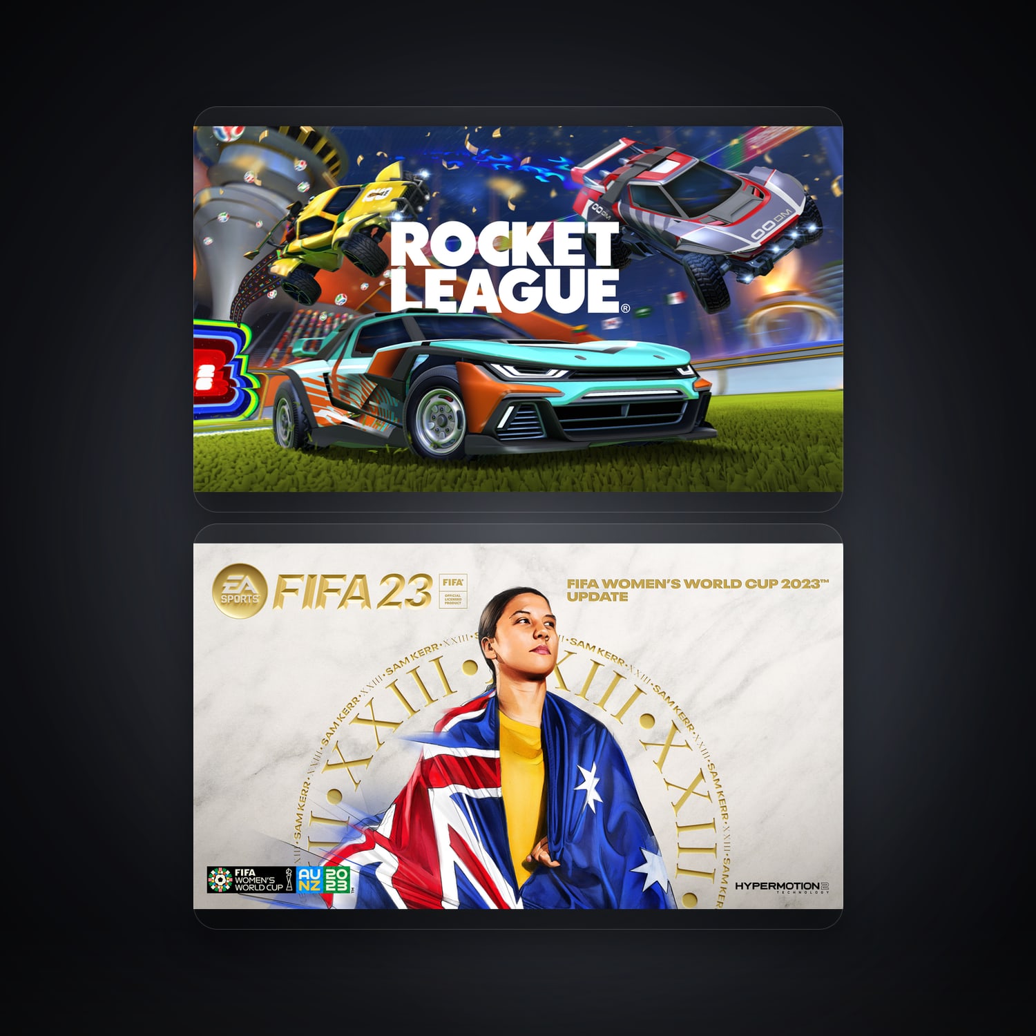 Epic Rocket League + FIFA 23 — AT — HabibiAccounts