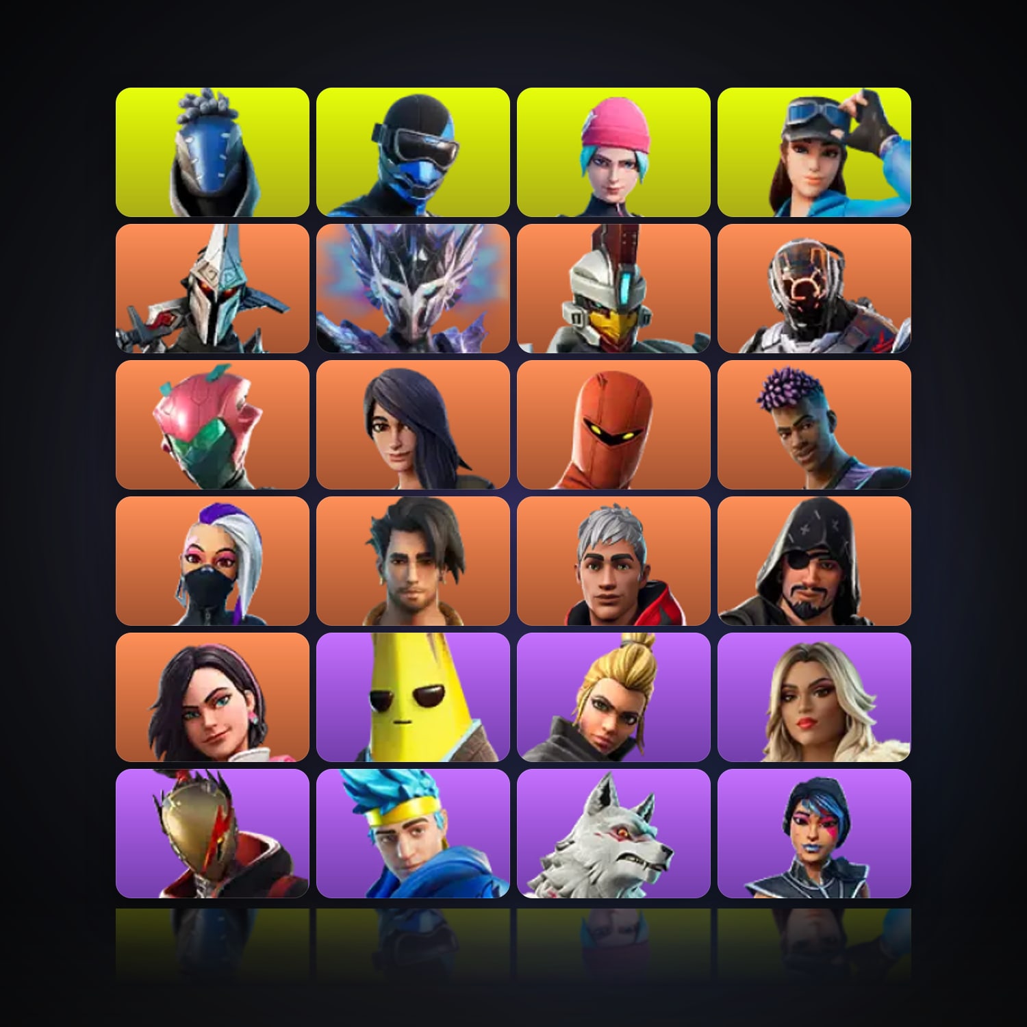 Fortnite | 102 Skins | 100 V-Bucks | Level 1682 | 88 Wins — HabibiAccounts