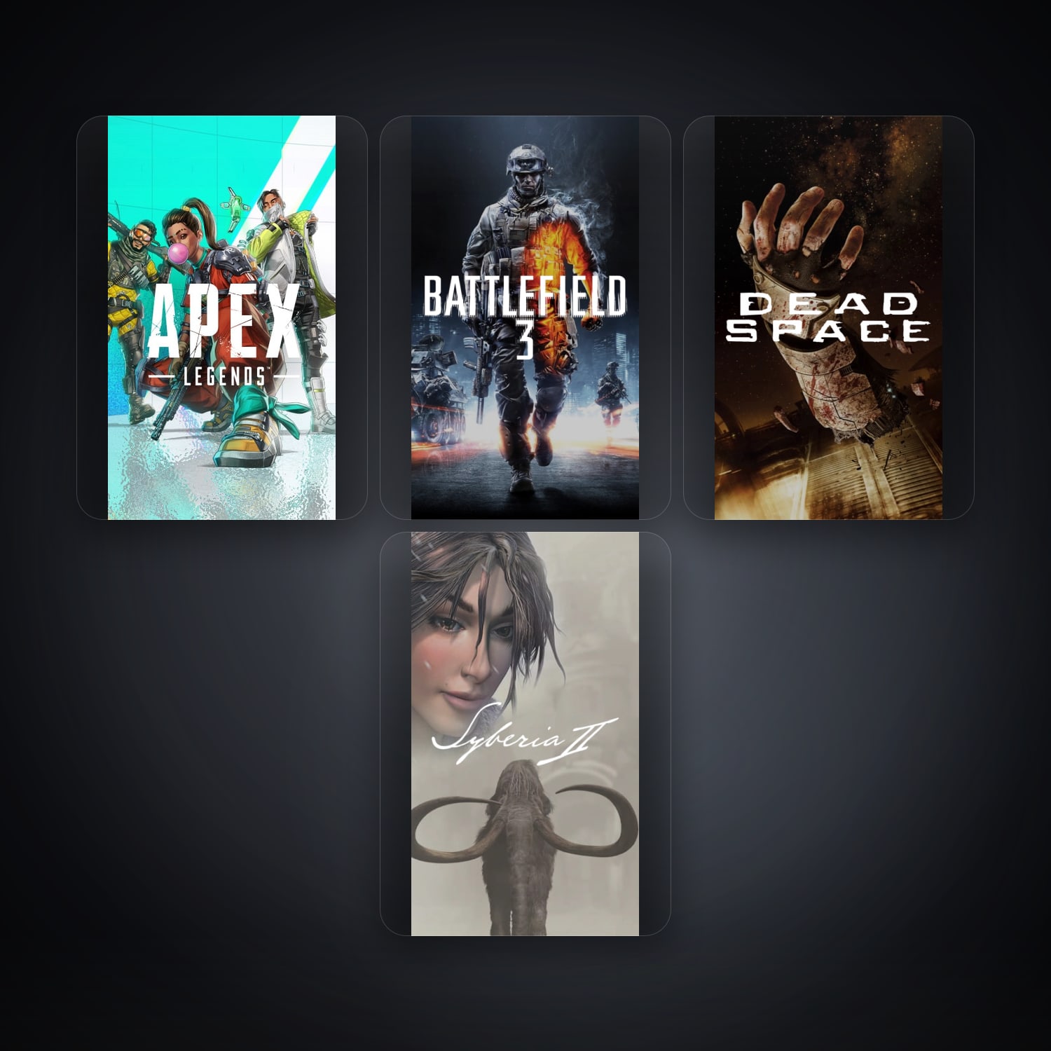 EA Apex Legends + Battlefield 3 — AR — 4 games — HabibiAccounts