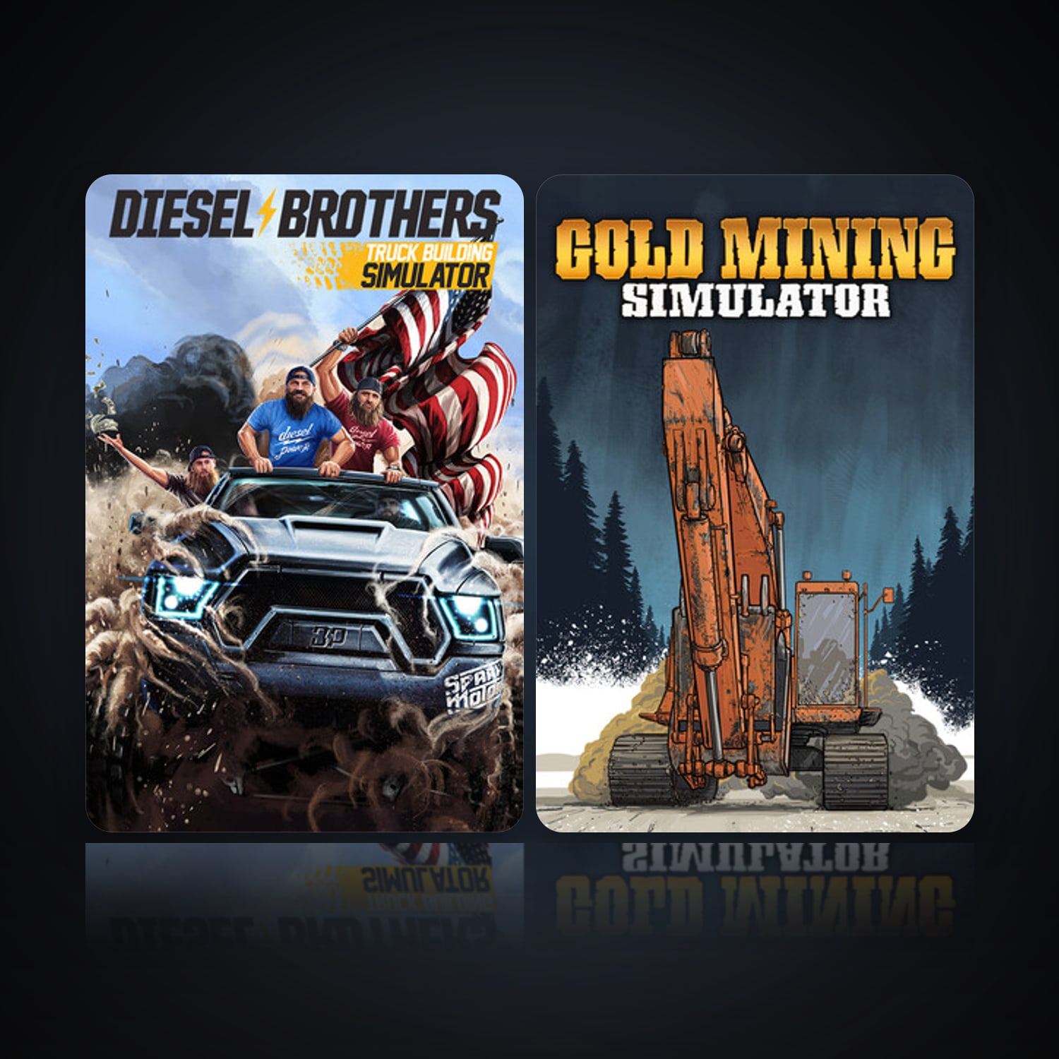 هالحساب ستيم فلين، Gold Rush: The Game وDiesel Brothers: Truck Building Simulator، 4 لعبة، صامد واضح — HabibiAccounts