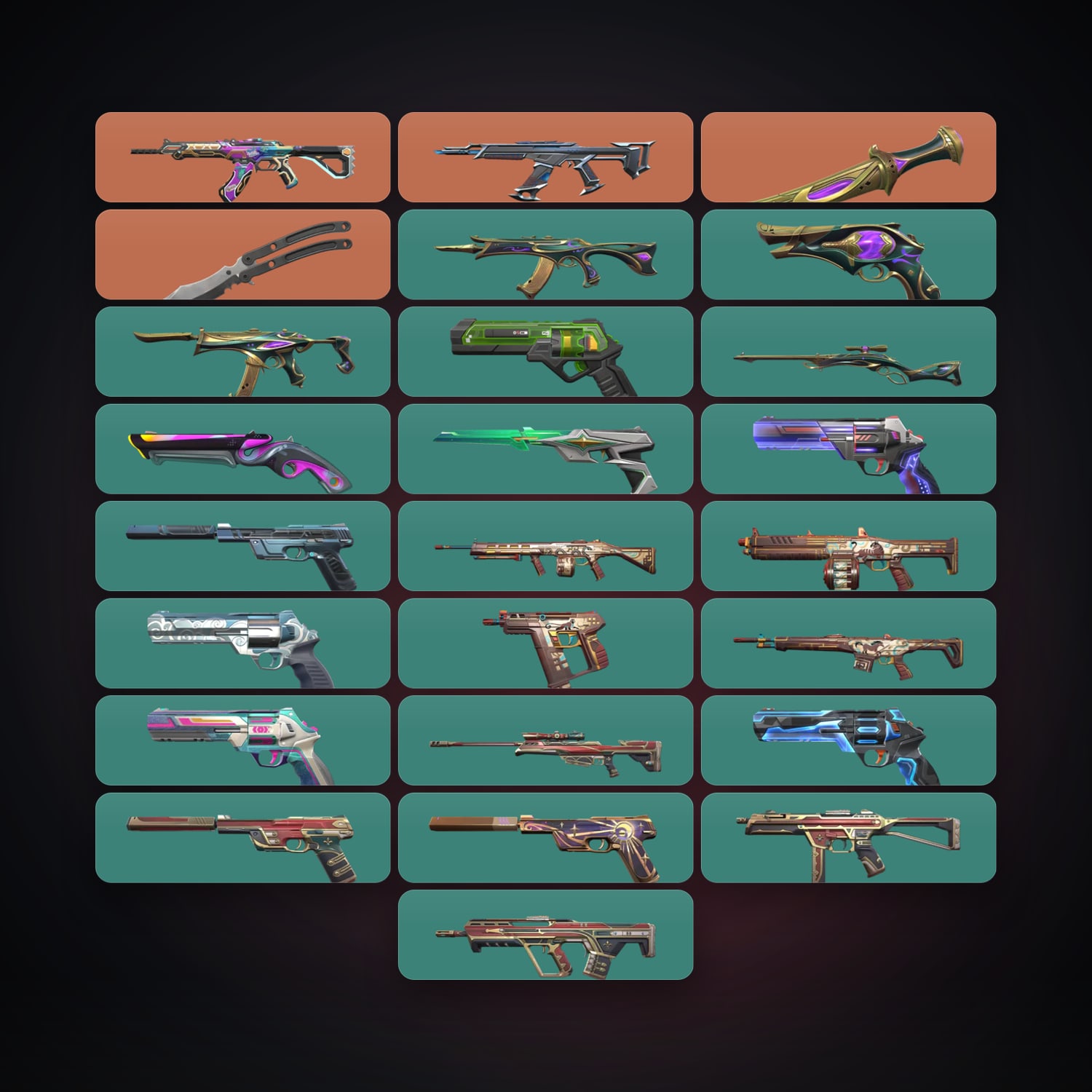 EU Silver 1 locker — 2 knives, 26 skins, lvl 330 — HabibiAccounts