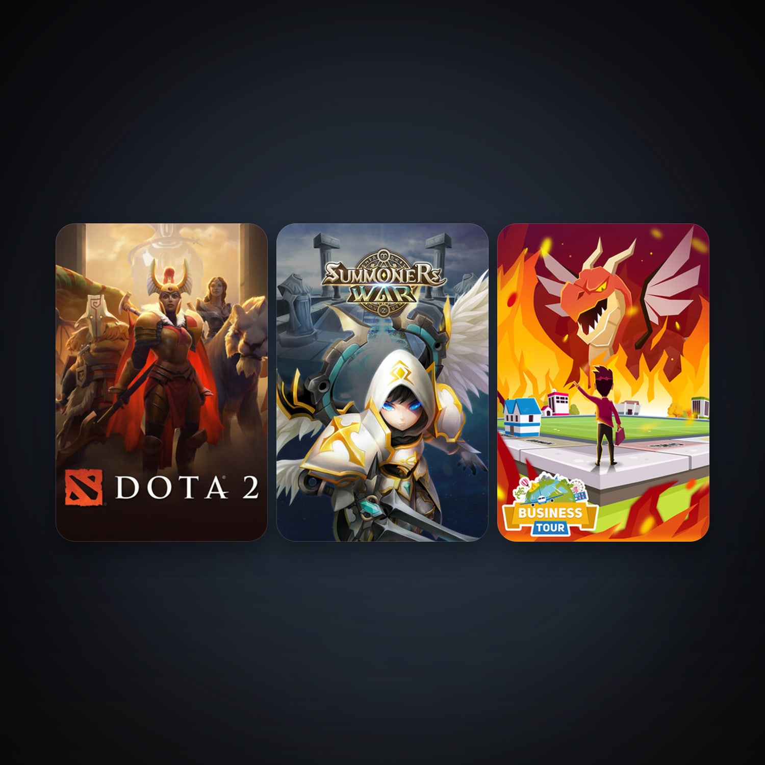 Steam account: Dota 2 + Business Tour - Board Game with Online Multiplayer, 4 games, clean — HabibiAccounts