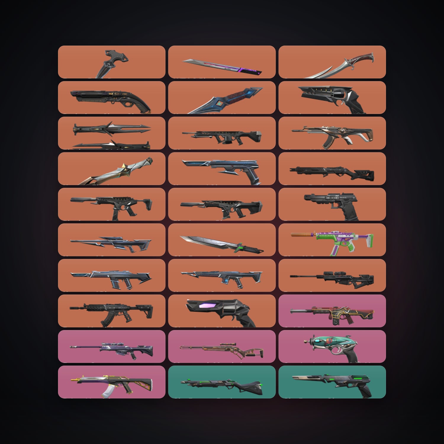 EU Ascendant 1 locker — 7 knives, 90 skins, lvl 198 — HabibiAccounts