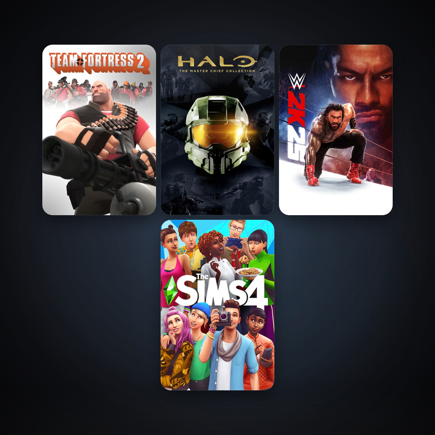 Steam account: Team Fortress 2 + Halo: The Master Chief Collection, 7 games, clean — HabibiAccounts