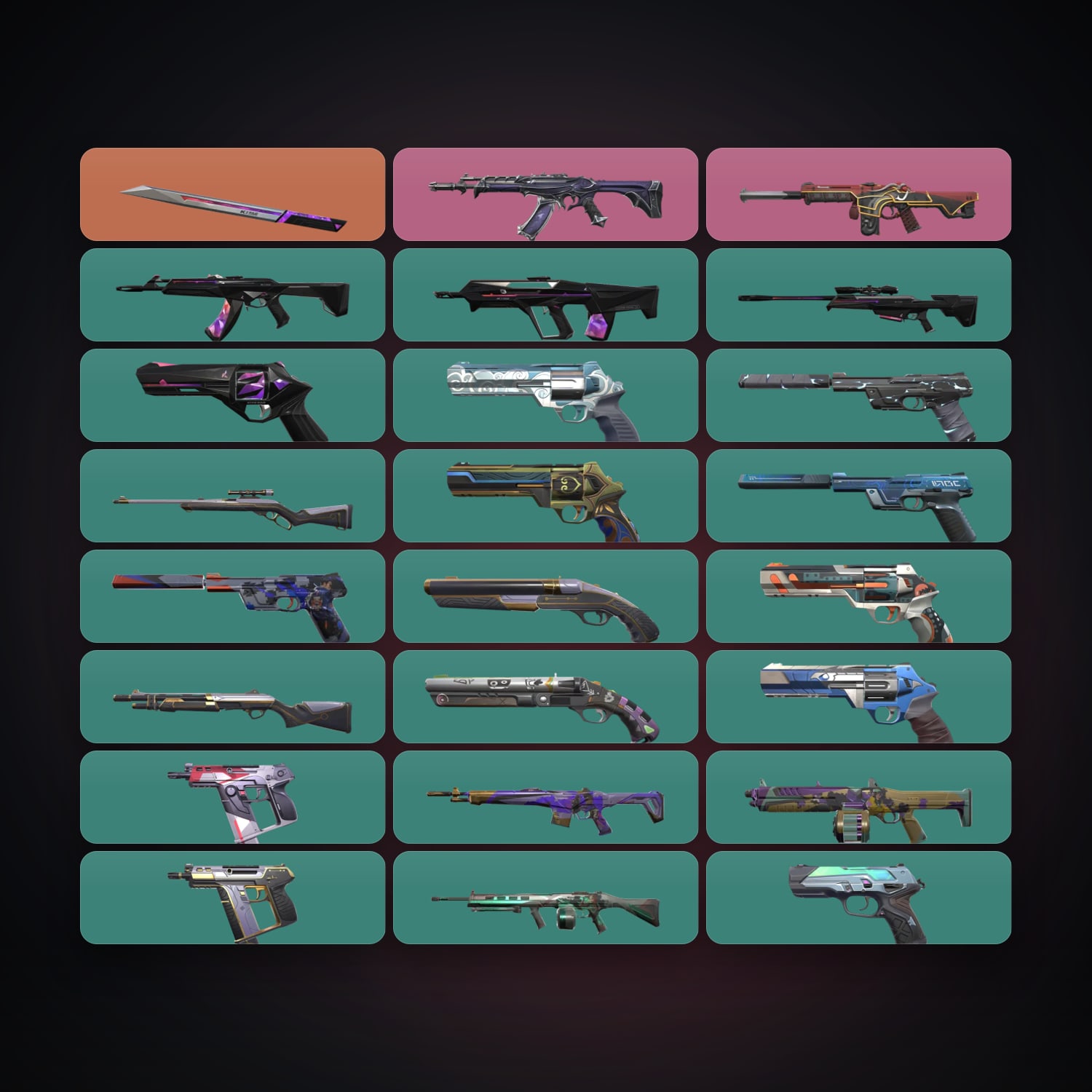 AP Gold 2 locker — 1 knives, 24 skins, lvl 147 — HabibiAccounts