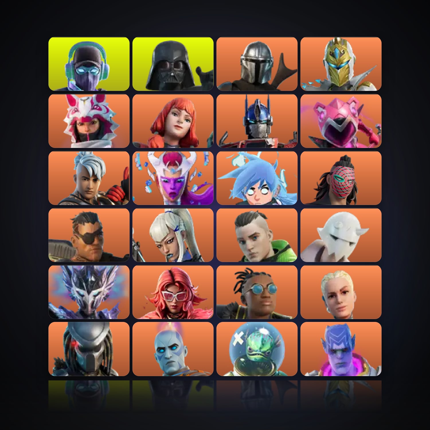 Fortnite | 384 Skins | 350 V-Bucks | Level 4343 | 330 Wins — HabibiAccounts