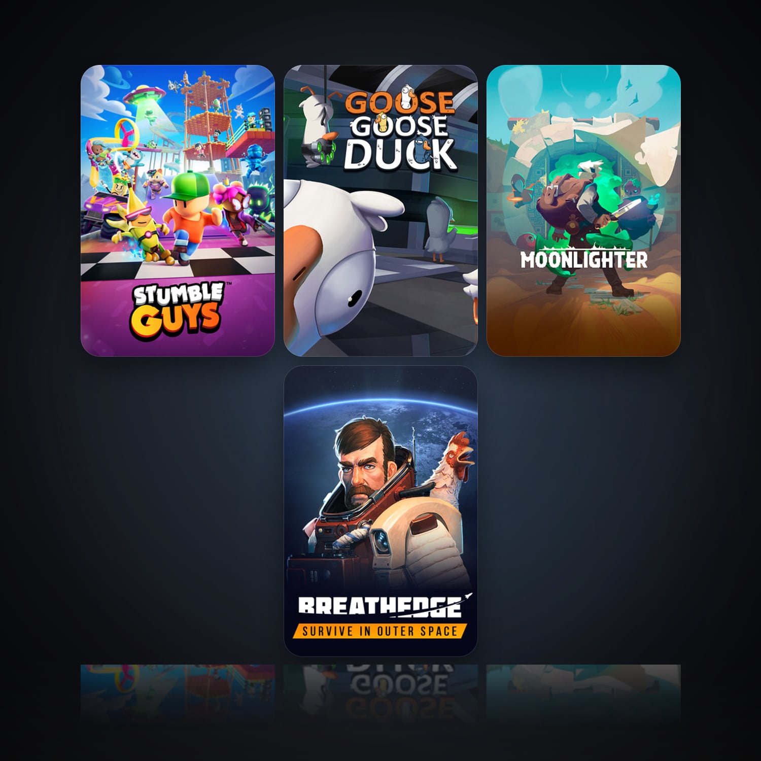 Stumble Guys & Goose Goose Duck | 14 Games | Clean — HabibiAccounts