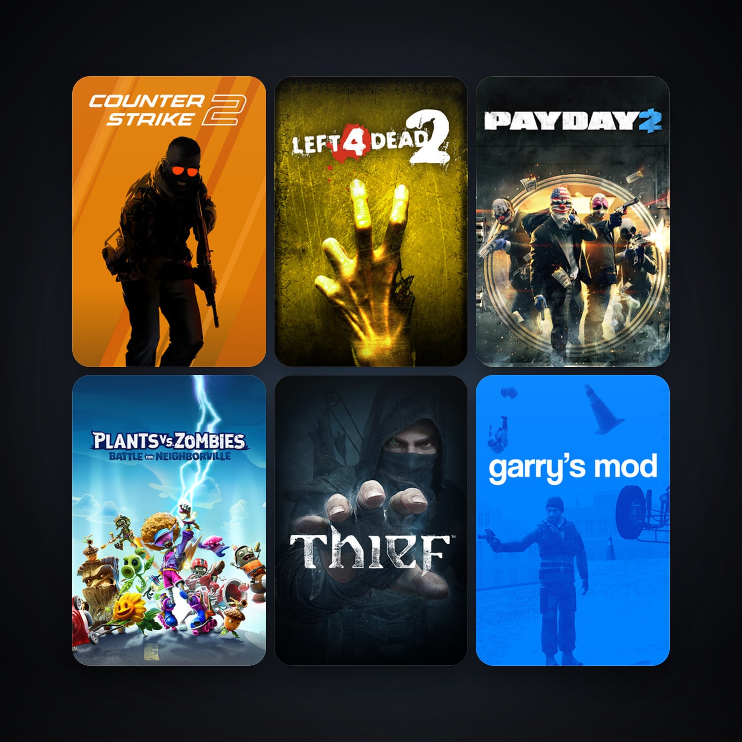 Left 4 Dead 2 + CS2 Prime, 29 games, clean — HabibiAccounts