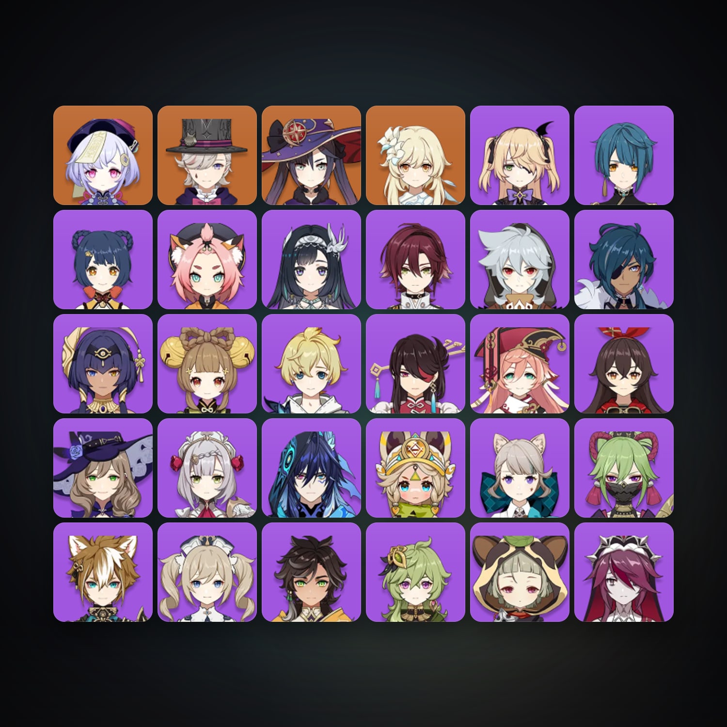 Genshin Impact | AR 49 | 30 Chars | 3× 5★ — HabibiAccounts