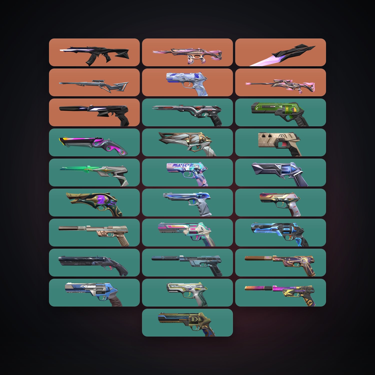 EU Silver 3 locker — 1 knives, 28 skins, lvl 294 — HabibiAccounts