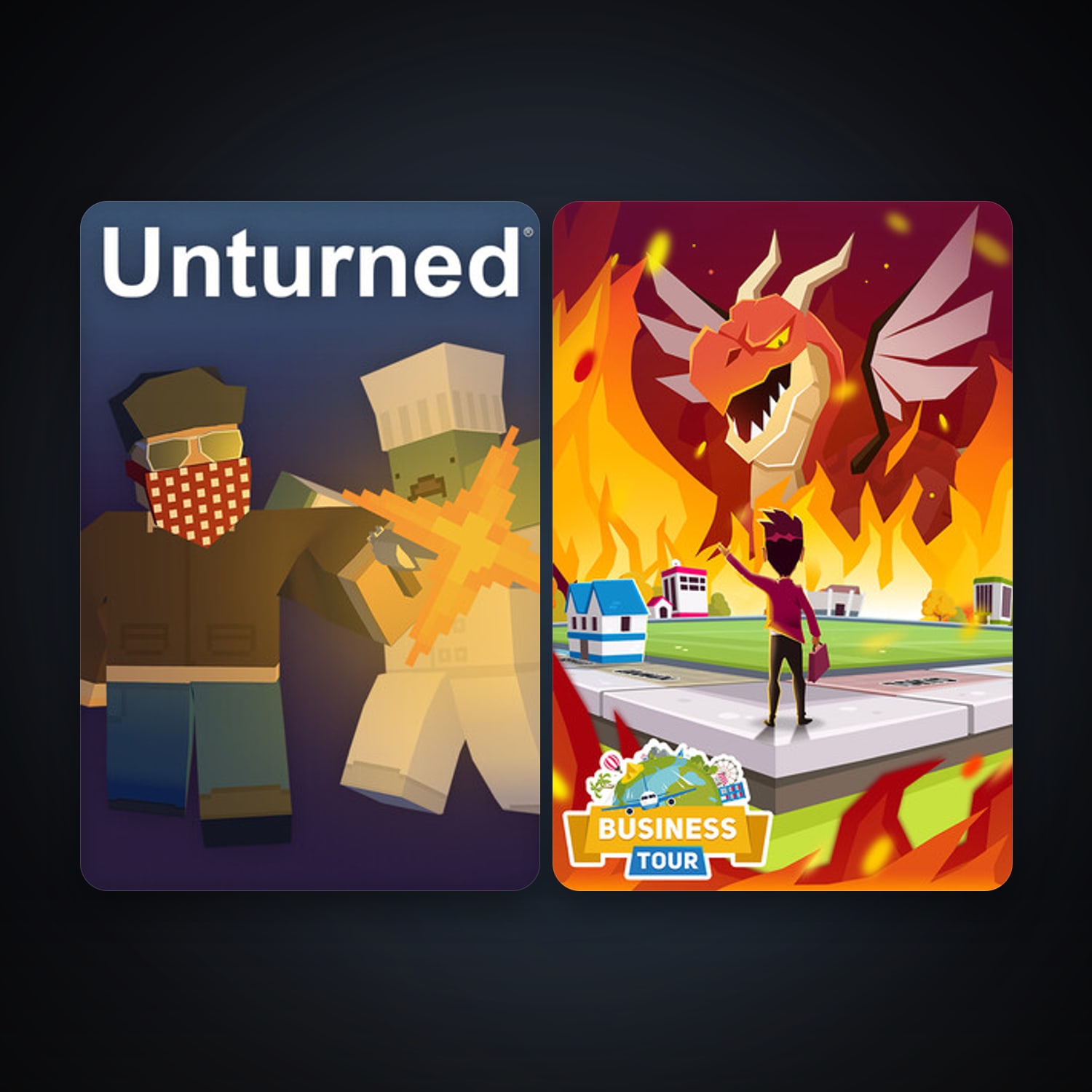 Unturned + Business Tour - Board Game with Online Multiplayer, 3 games, clean — HabibiAccounts