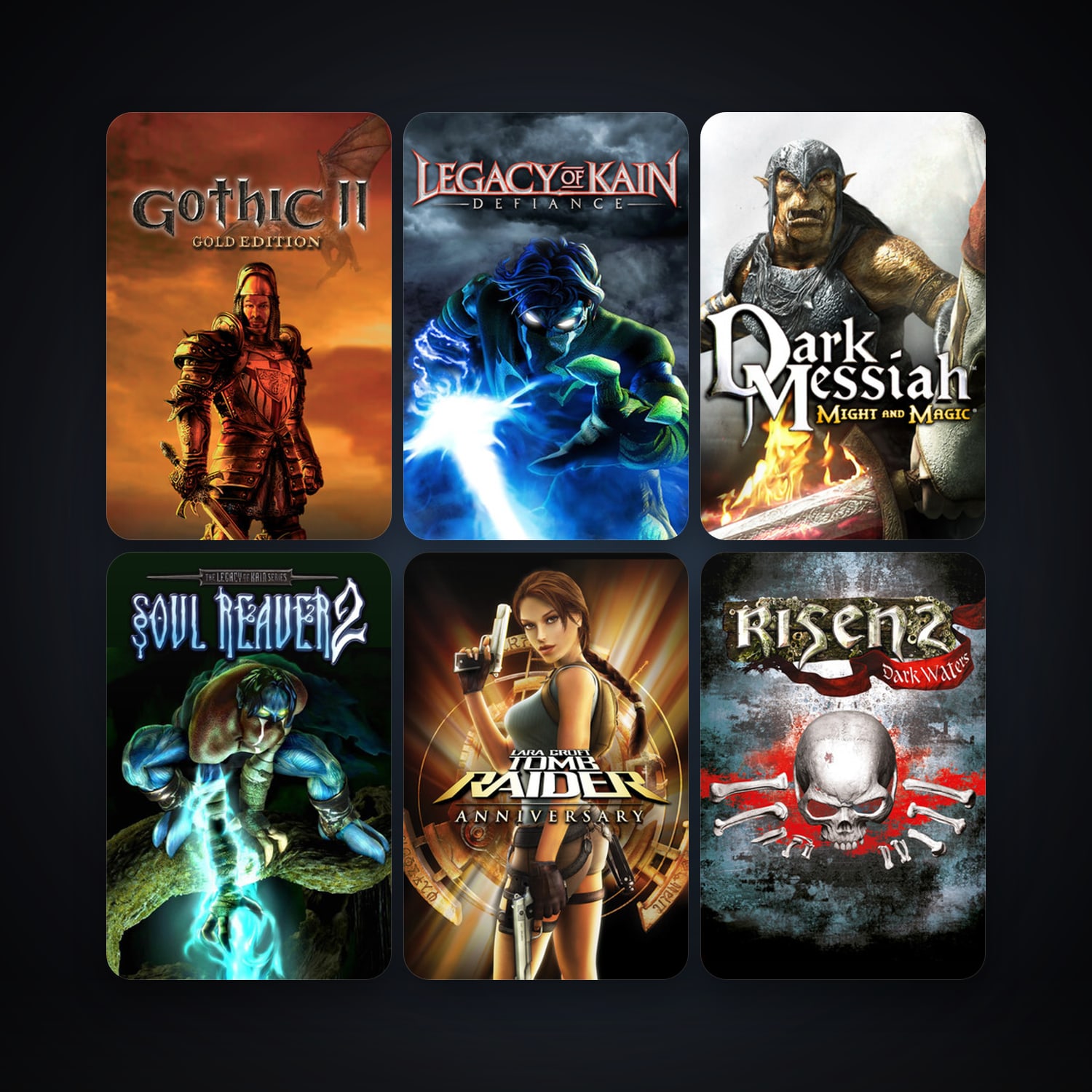 Dark Messiah of Might & Magic + Thief: Deadly Shadows, 42 games, clean — HabibiAccounts