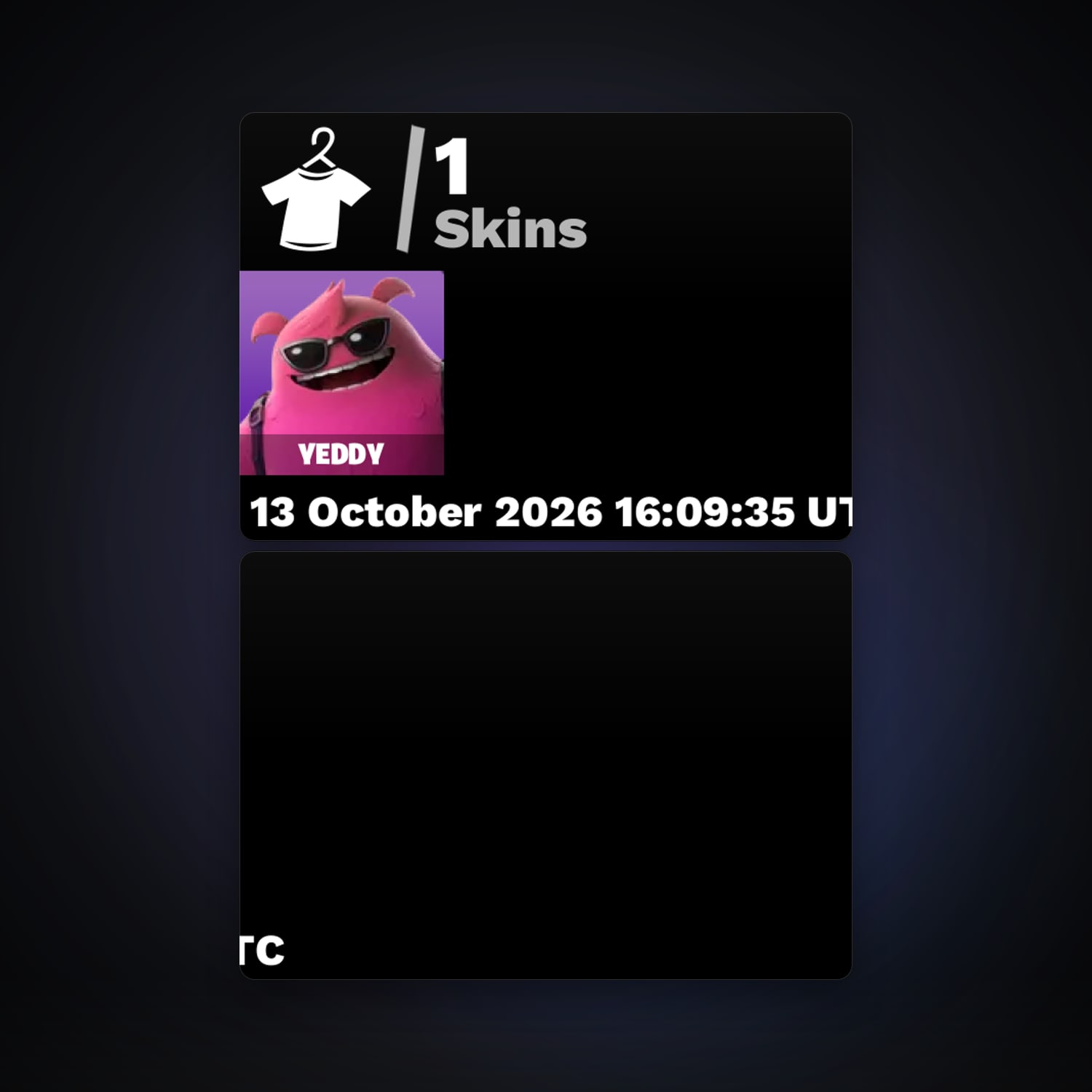 Fortnite account with Yeddy — 1 skin — lvl 43 — HabibiAccounts
