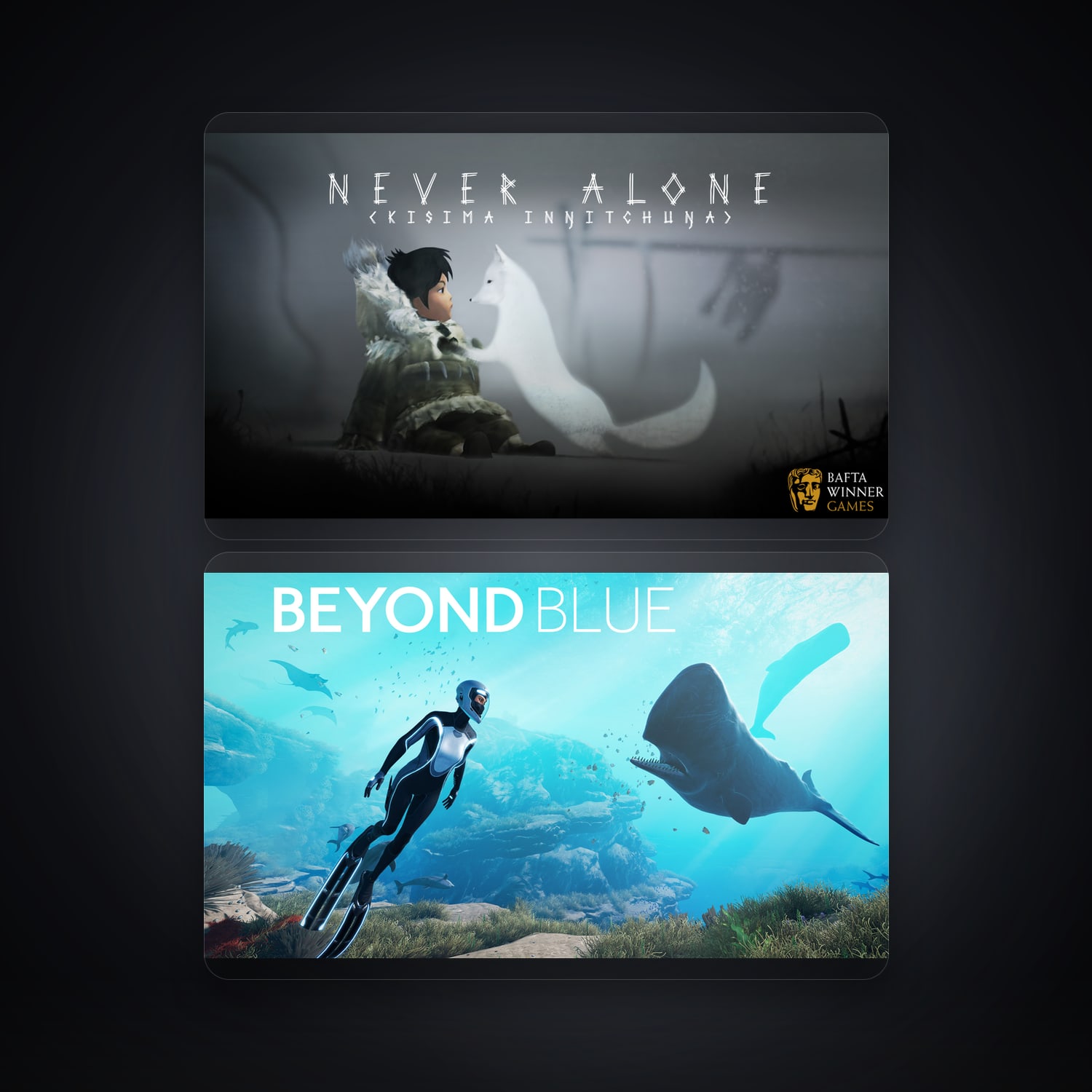 Never Alone (Kisima Ingitchuna) & Beyond Blue | 2 Games — HabibiAccounts